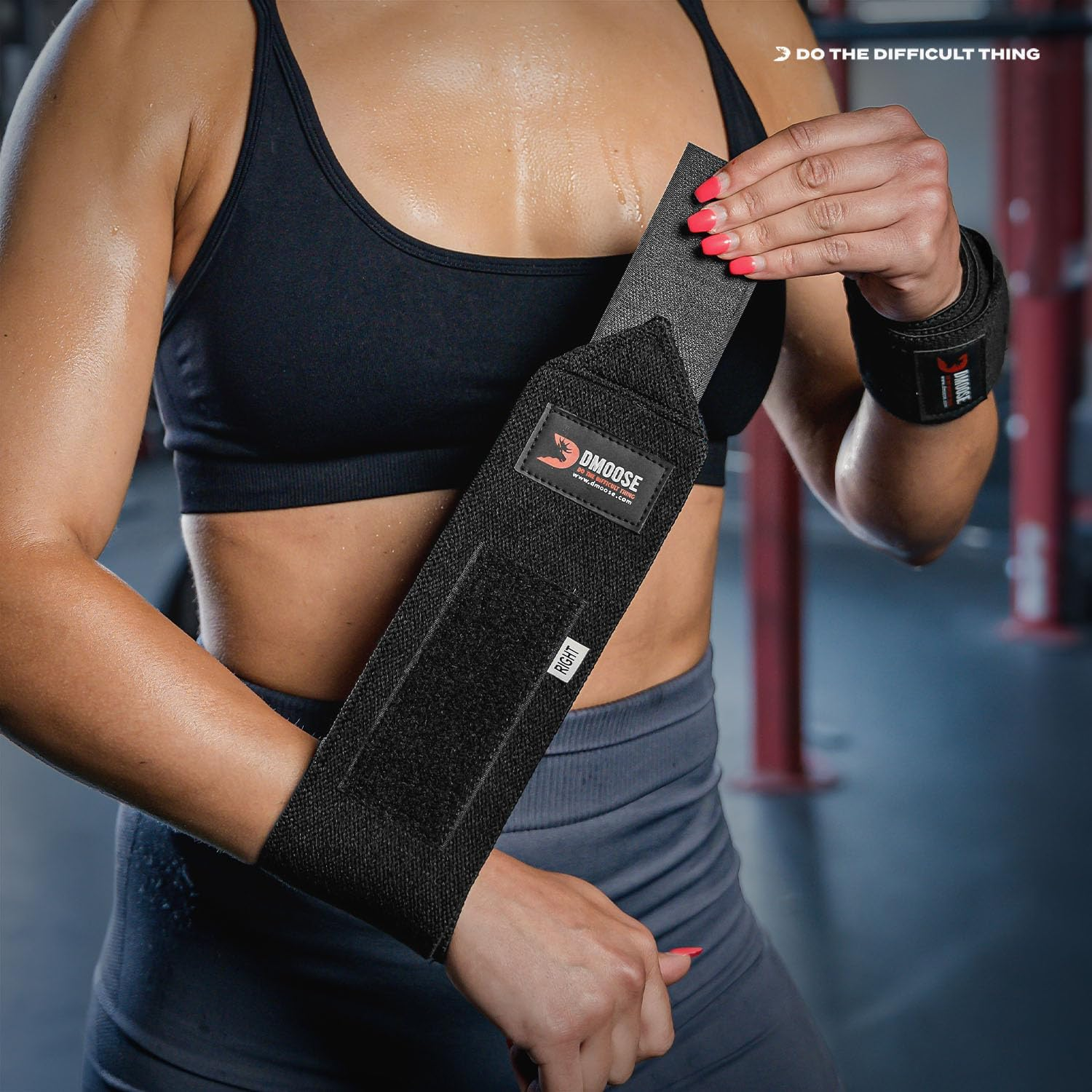 Wrist Wraps (IPL Approved), Avoid Injury and Maximize Grip with Thumb Loop, 18"