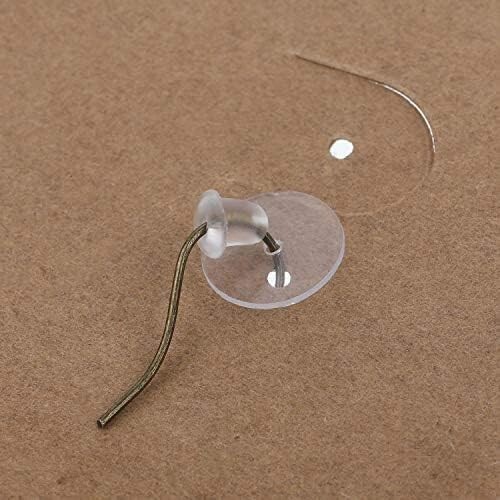 Clear Disc Pads to Stabilize Earrings Plastic Discs for Earring Backs 200