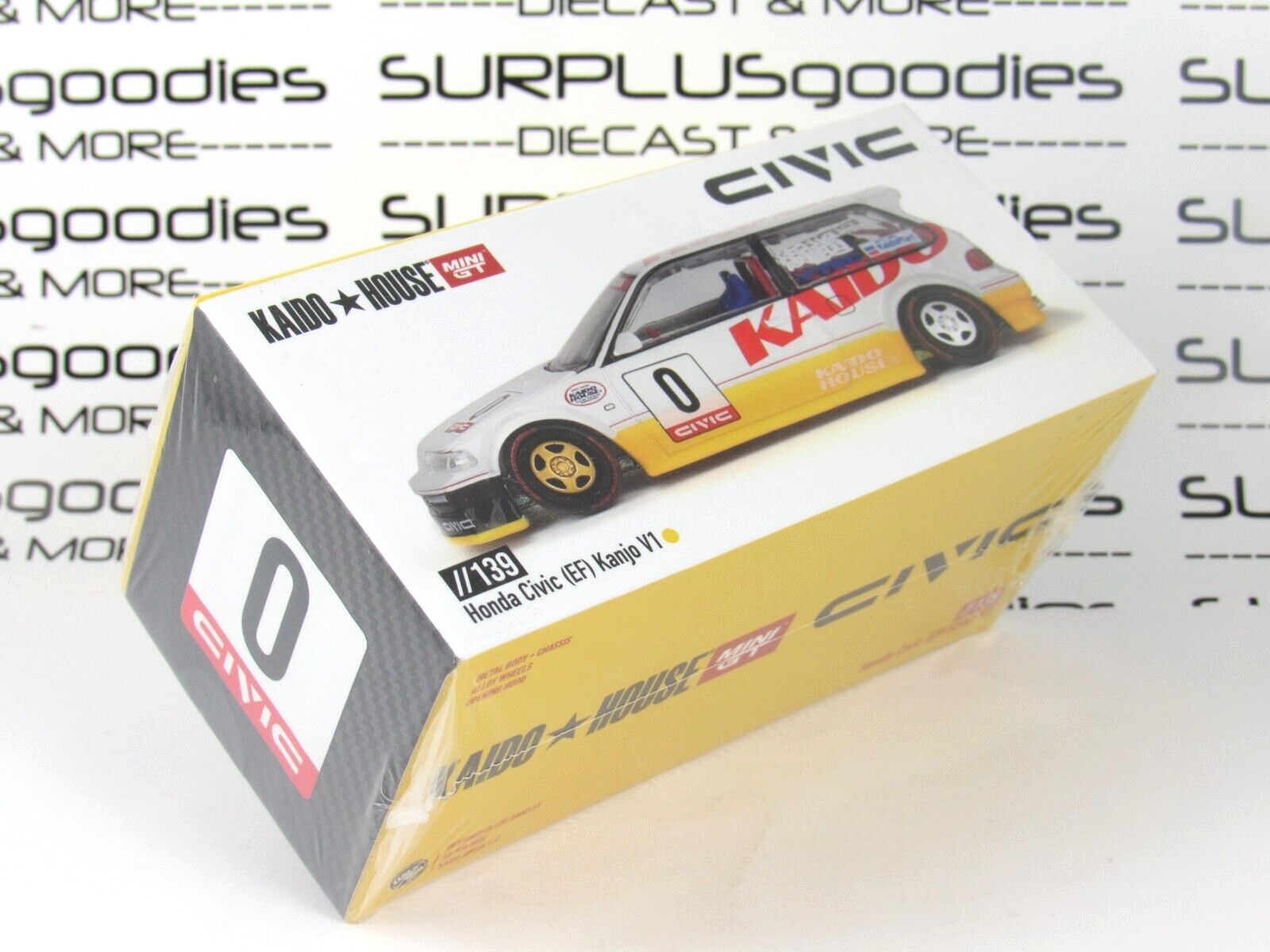 2025 Mini-GT Kaido House HONDA CIVIC (EF) KANJO V1 SEALED Item #KHMG139