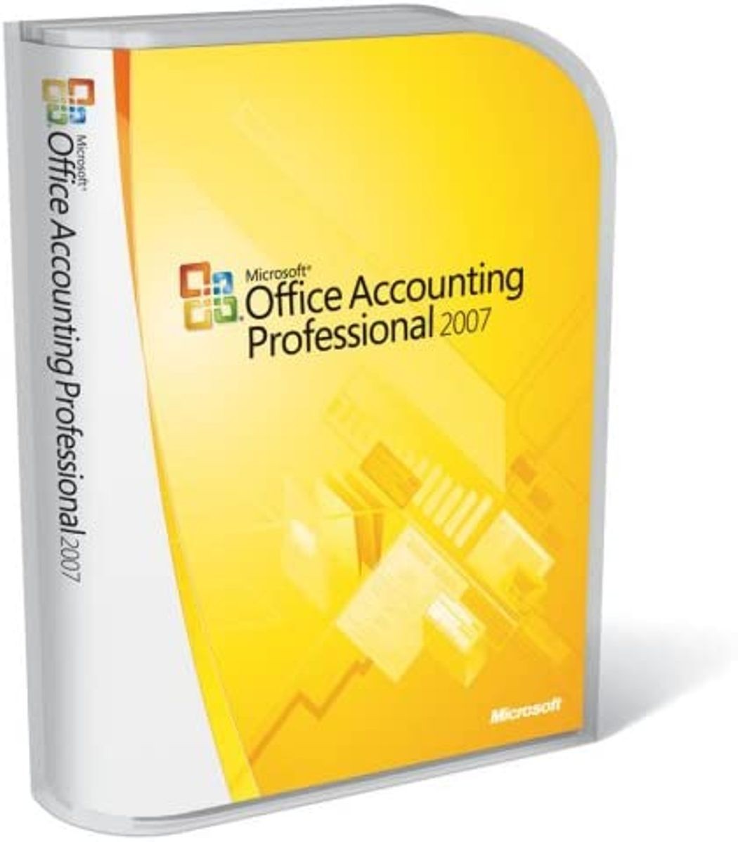 Microsoft Office Accounting Professional 2007 Full Version w/ 3 Keys for 3 PCs