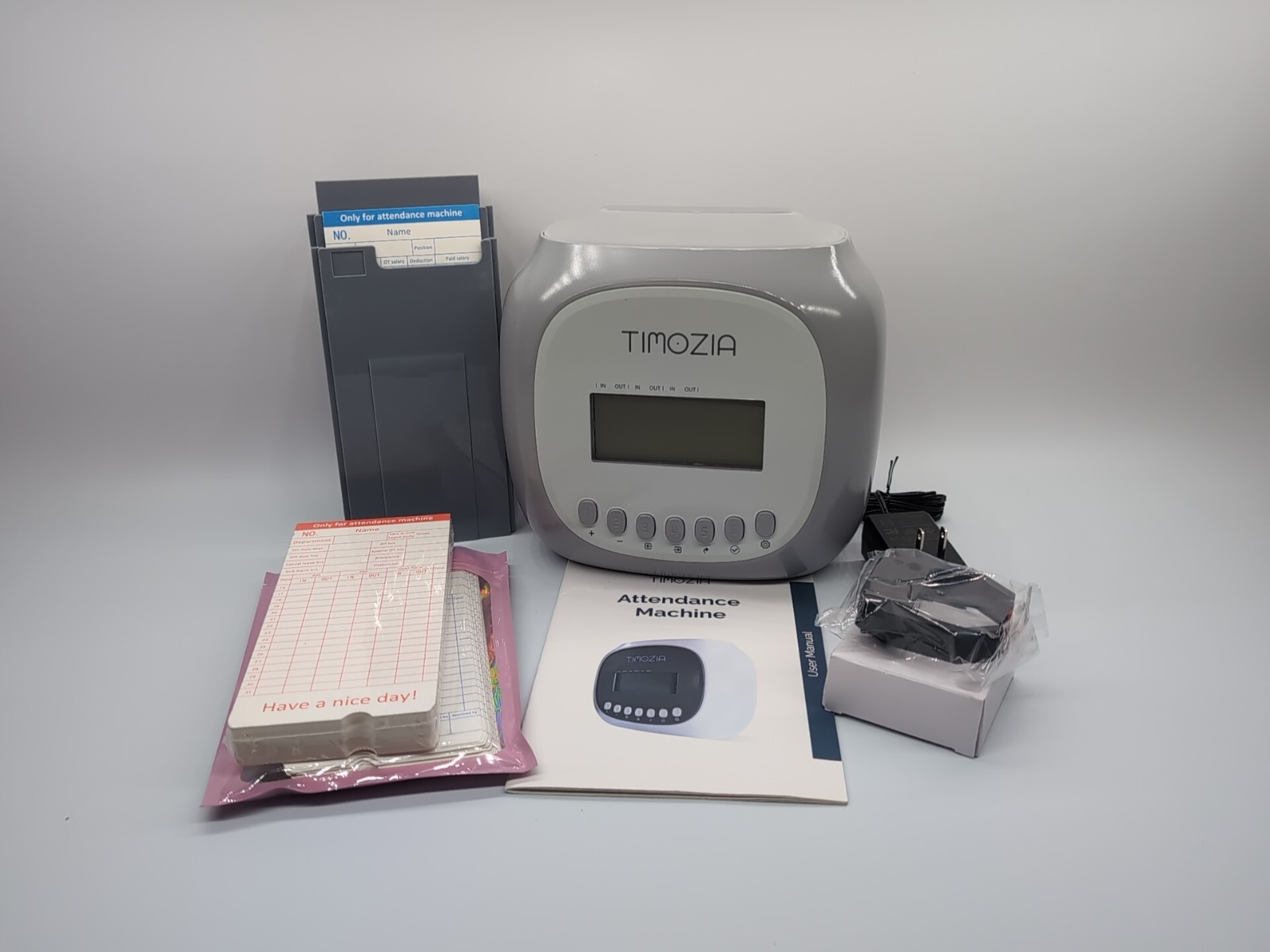 TIMOZIA Time Clock Passcode Align Time Card Machine