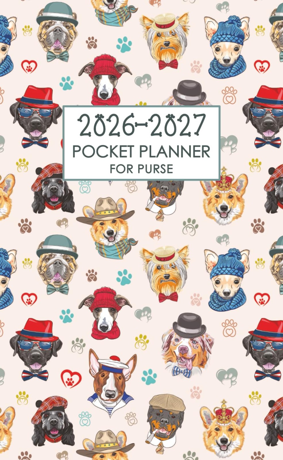 2026-2027 Pocket Planner for Purse: Cute Small Size Monthly Calendar, Notes and
