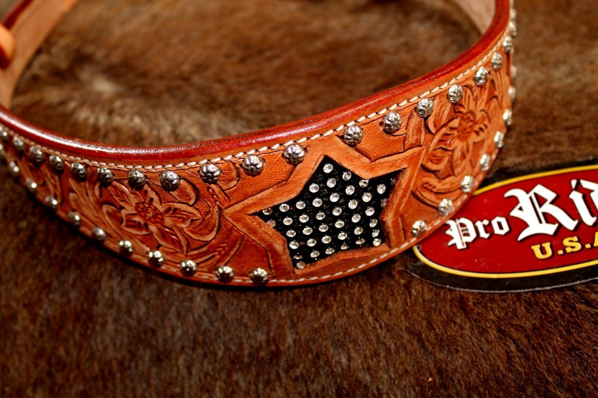 Horse Show Bridle Western Leather Barrel Racing Tack Rodeo Noseband  99152