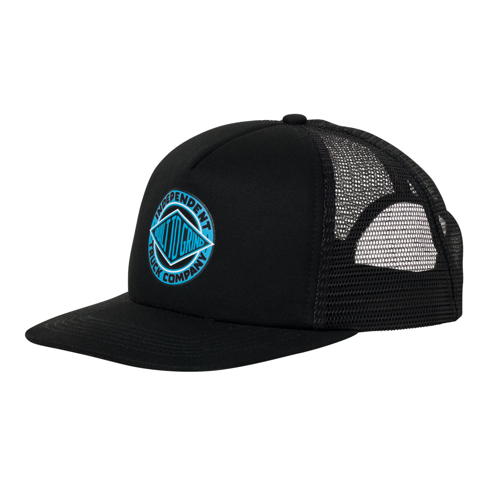 Independent Trucks BTG SUMMIT Skateboard Snapback Trucker Hat BLACK/BLUE