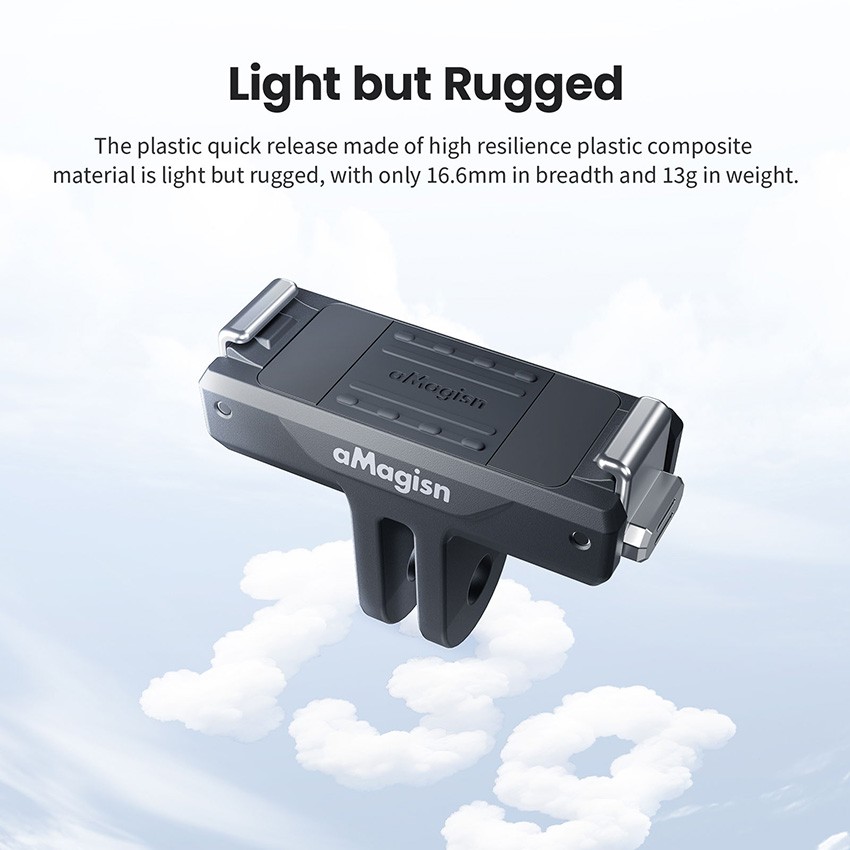 Plastic Quick Release Mount for DJI 0SM0 360/Action 5 Pro/4/3