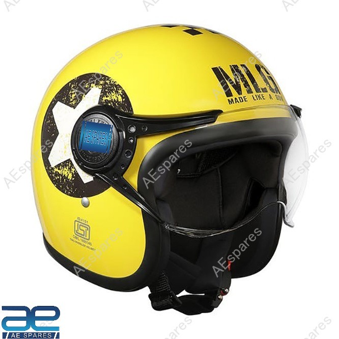 Jet Open Face MLG Women's Helmet For Royal Enfield Rider S2u