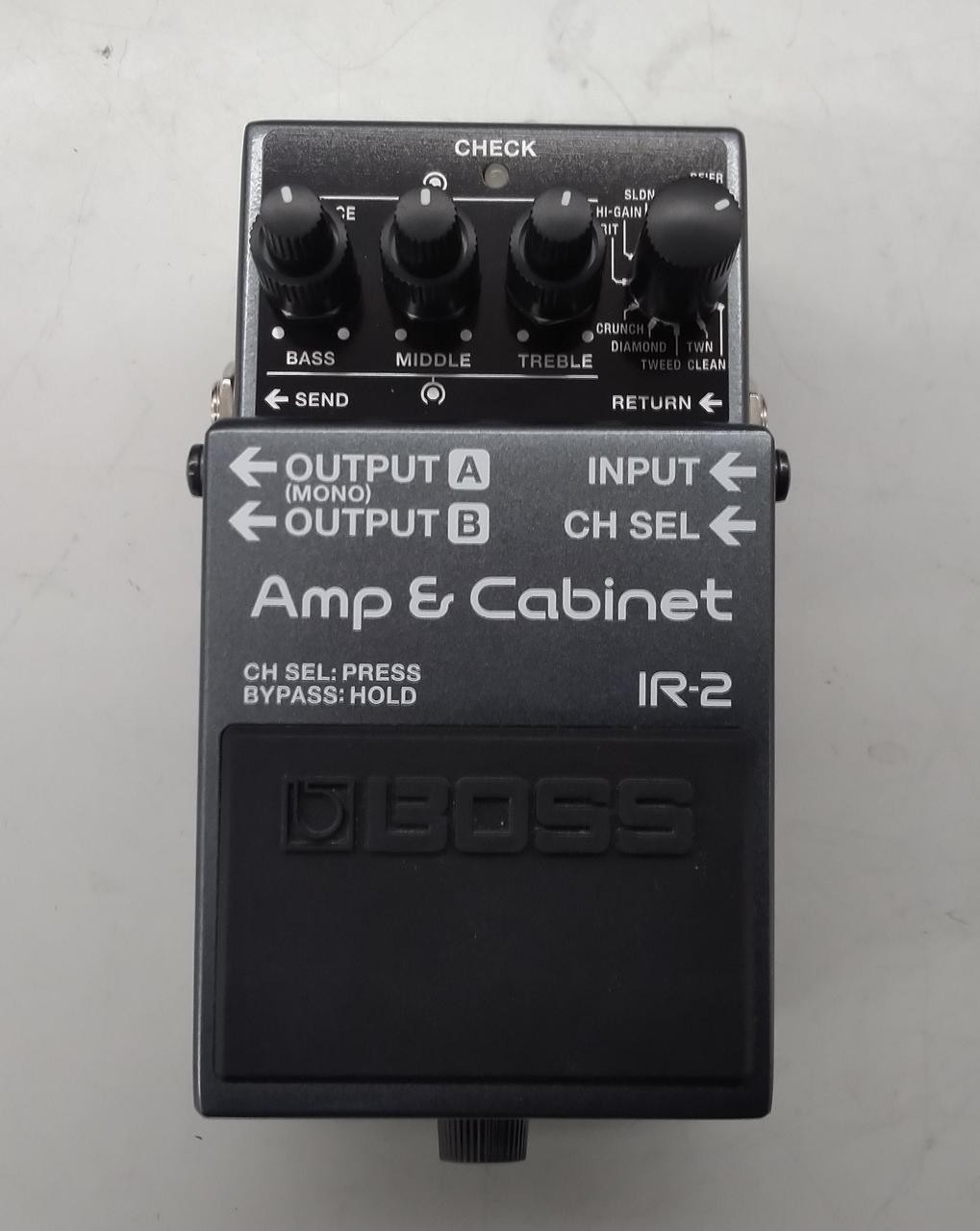 BOSS IR-2 Multi-Effects Pedal with Amp Sim & IR Loader Compact