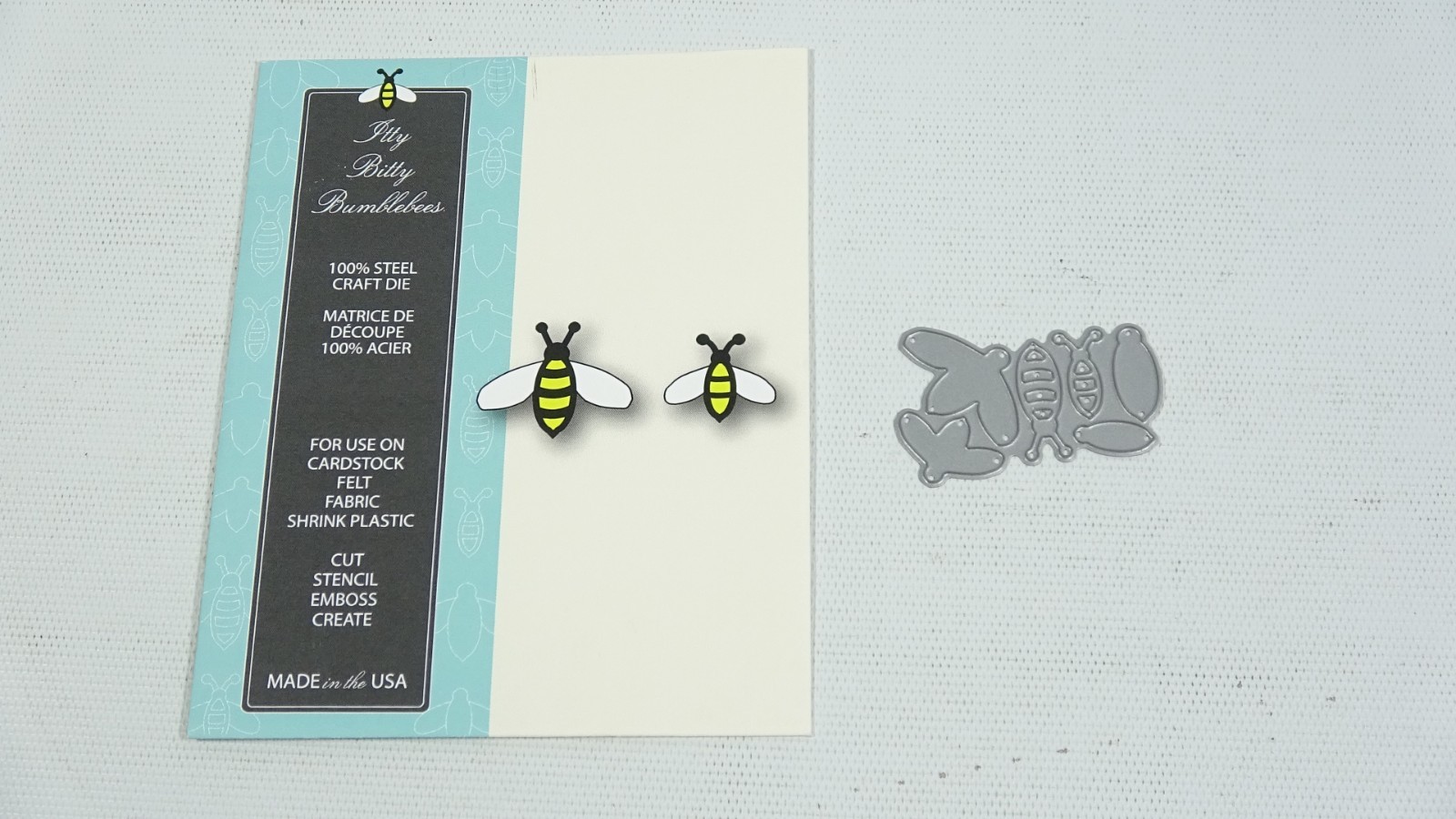 2014 Memory Box Craft Steel Die Itty Bitty Bumblebees 99028