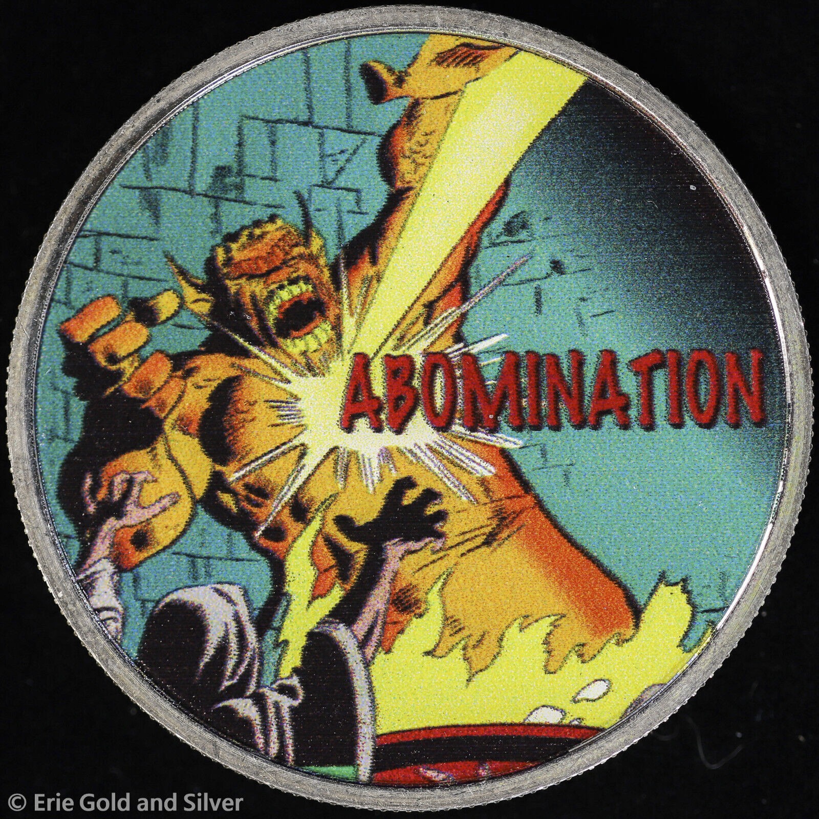 2008 USPS Ultimate Marvel Collection Abomination .999 Silver Medallion
