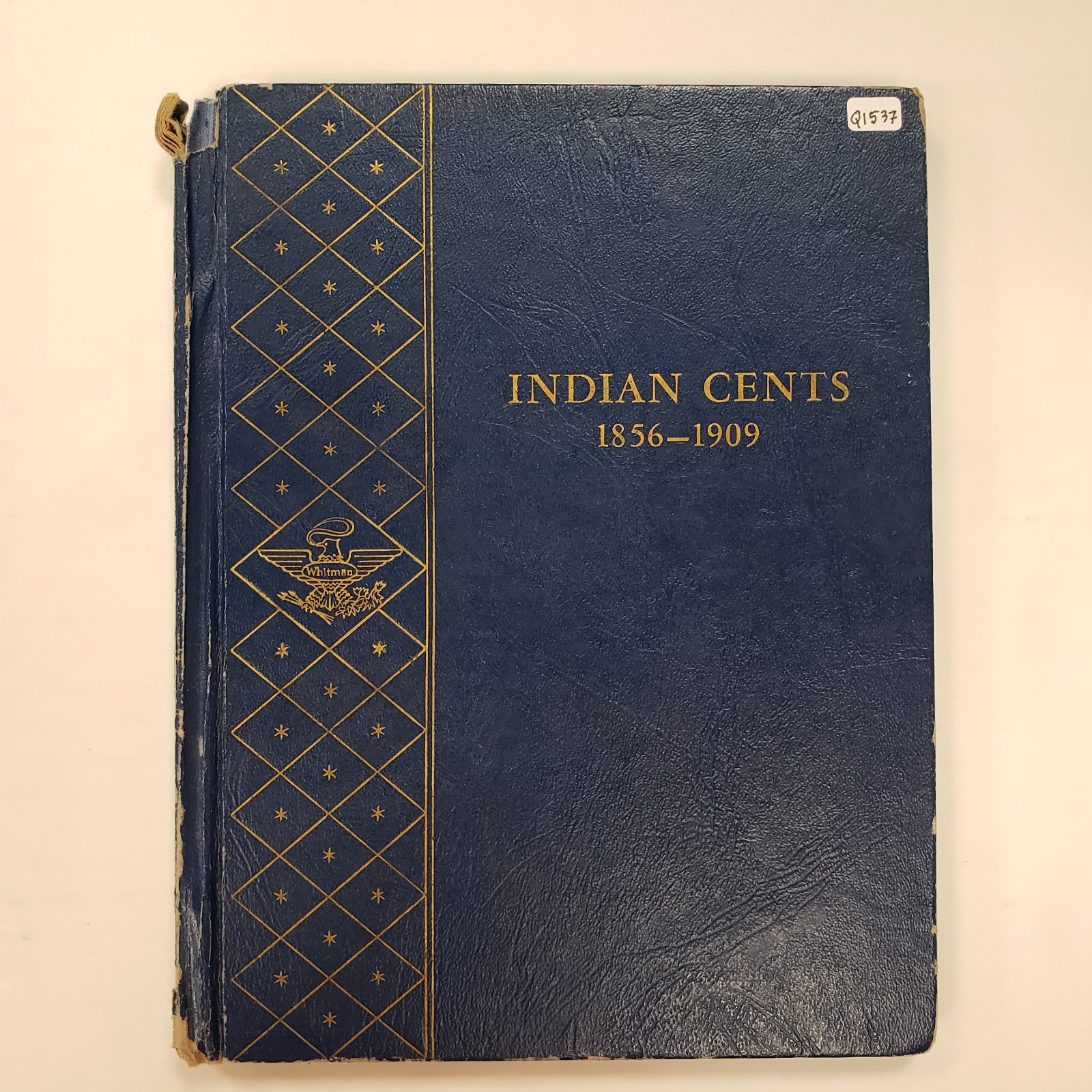 1857-1909 1c Indian Head Cent Album - Tougher Dates - Whitman - Q1537