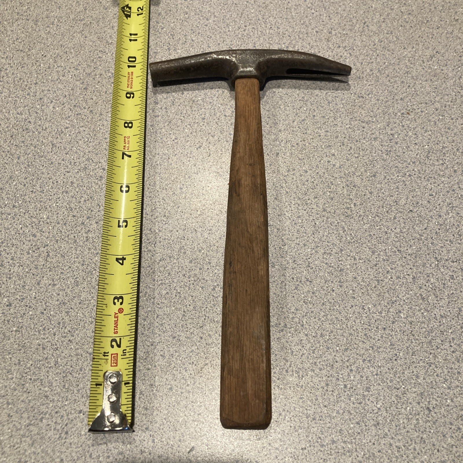 Vintage C. S. Osborne & Co. Tack Hammer Wood Handle Cobbler Carpenter Magnetic