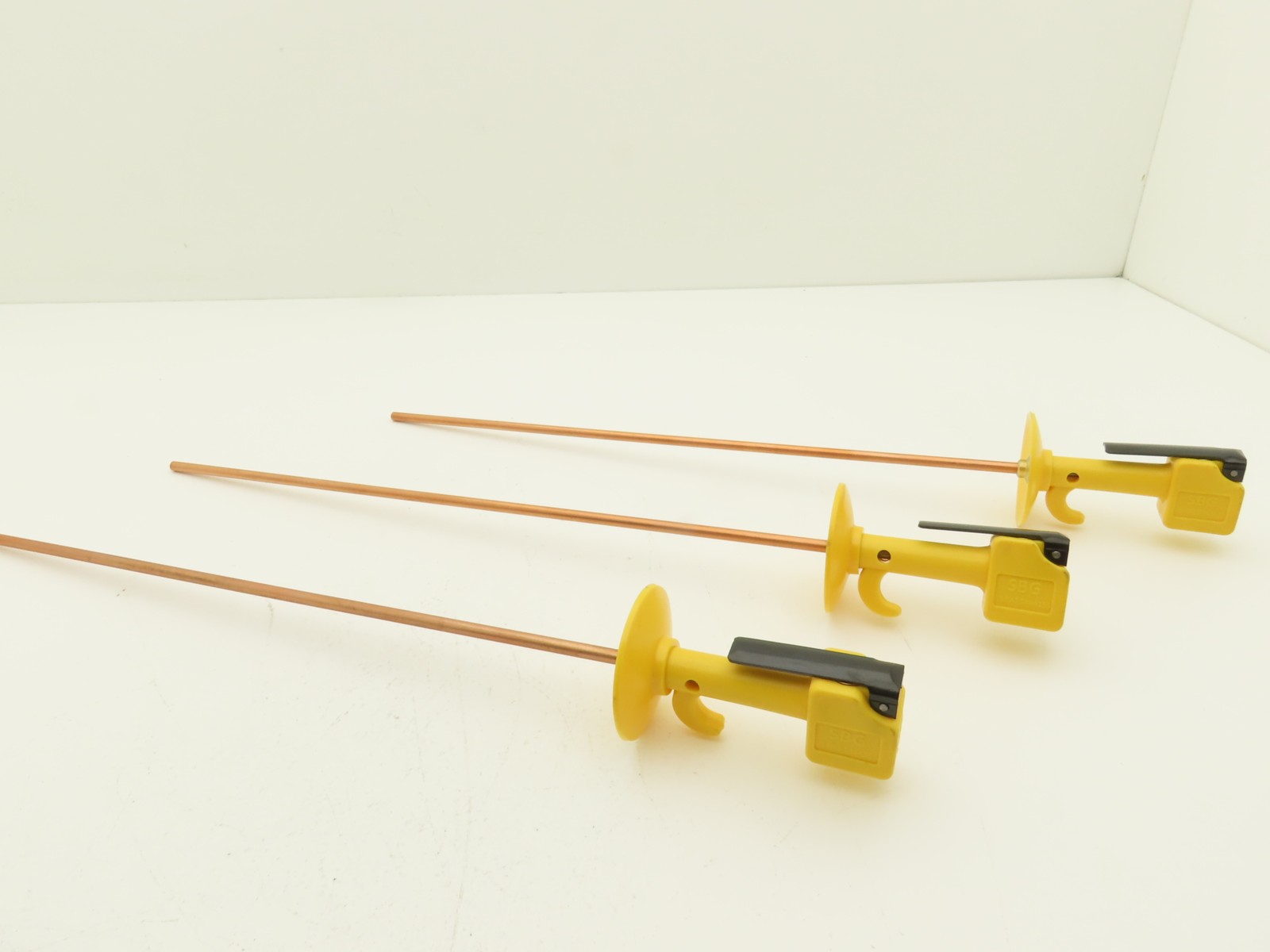 KMS SBG Pneumatic Air Button Safety Blow Gun 16" Copper Tube  Lot of 3