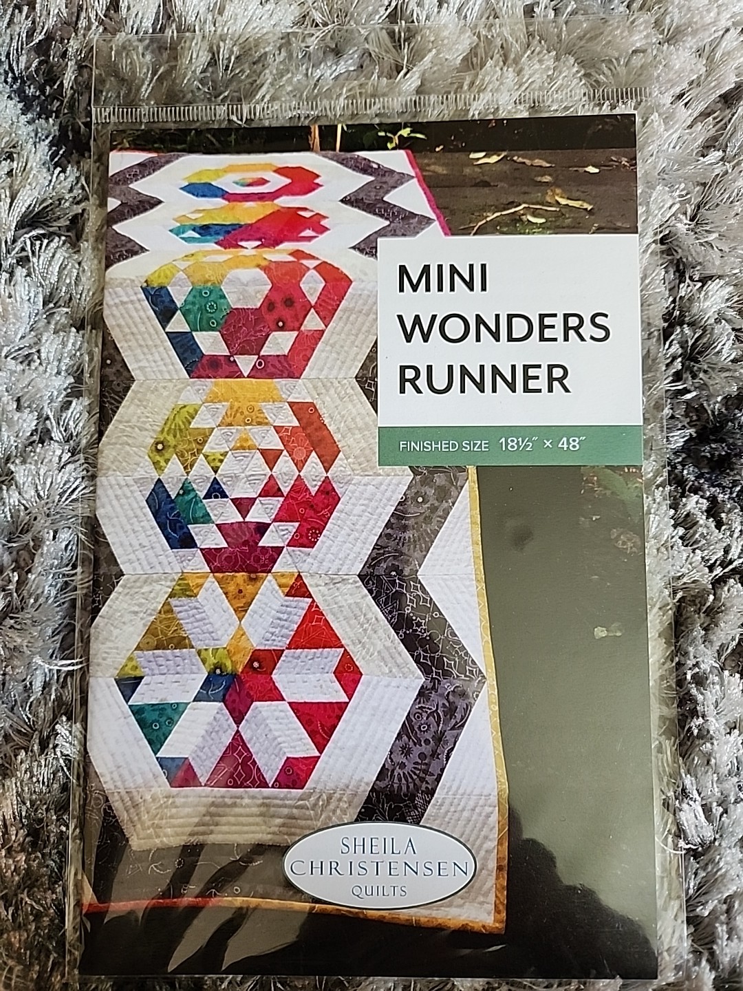 Mini Wonders Runner Pattern by Sheila Christensen Quilts 18.5" × 48"
