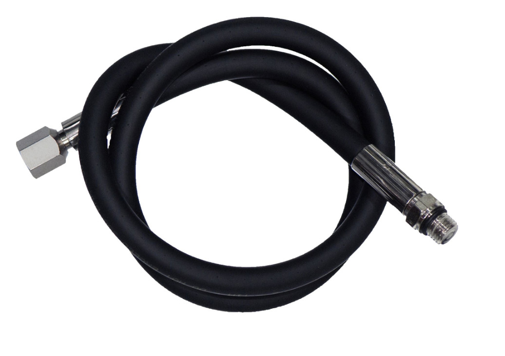 Cressi OEM High Pressure Scube Hose - Rubber 31 .5 inch for SPG/Scuba Gauges