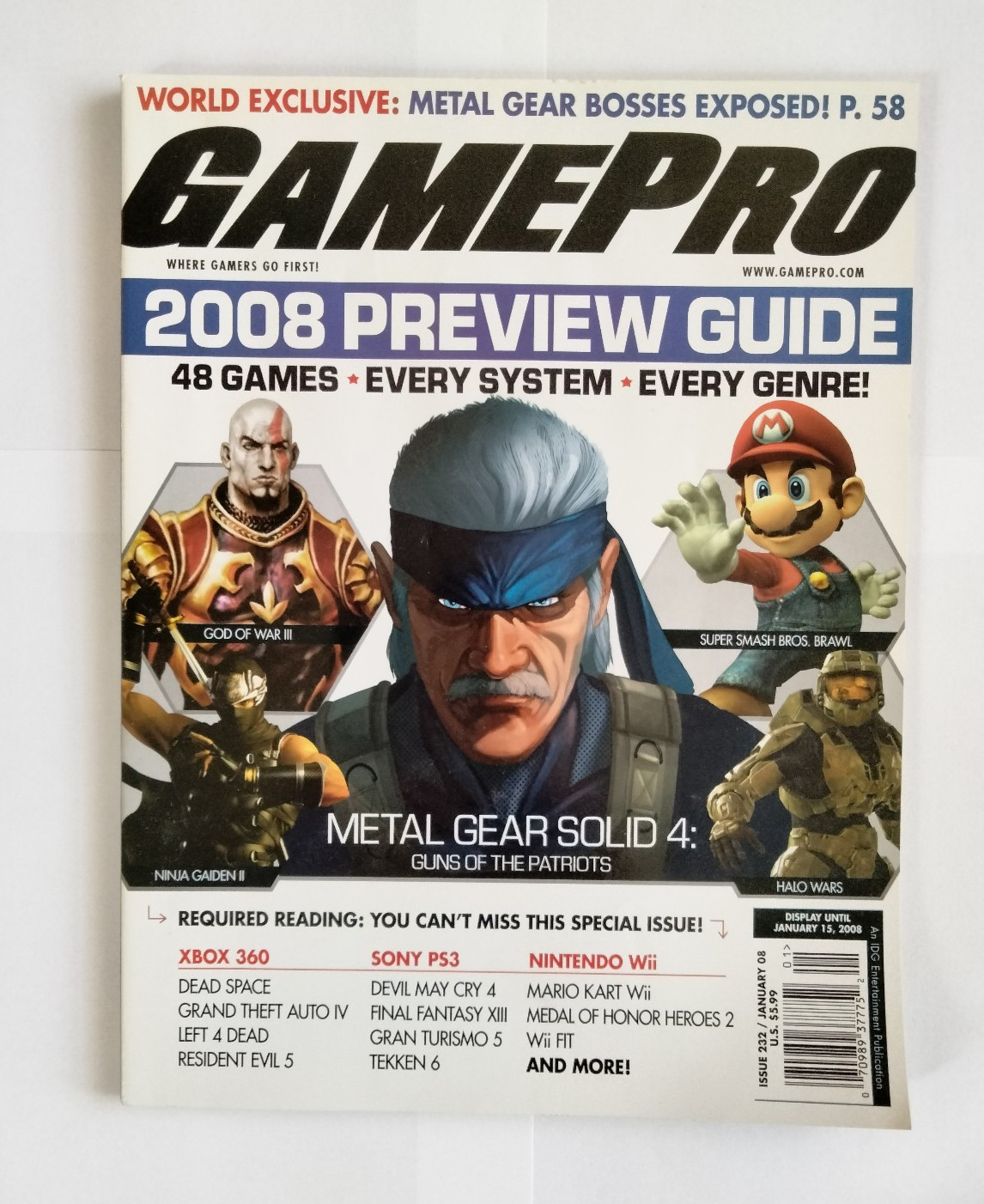 Gamepro Magazine January 2008, Issue 232