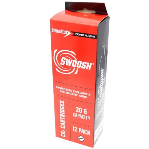 DiversiTech SGC-12 20G SWOOSH Drain Gun Cartridge, 12 Pack U19
