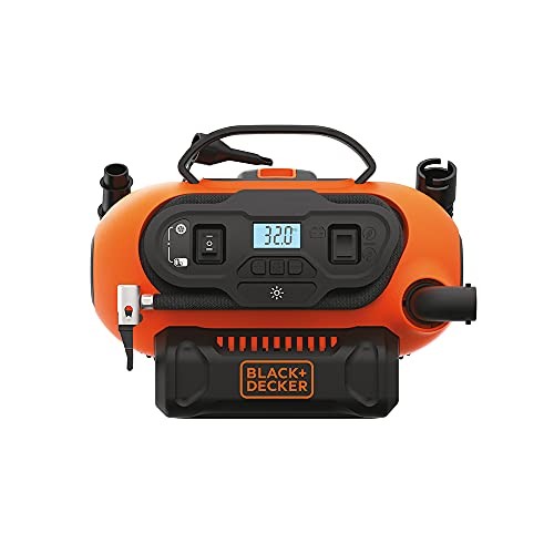 BLACK+DECKER 20V MAX Cordless Tire Inflator, Cordless 20V Max Cordless Inflator