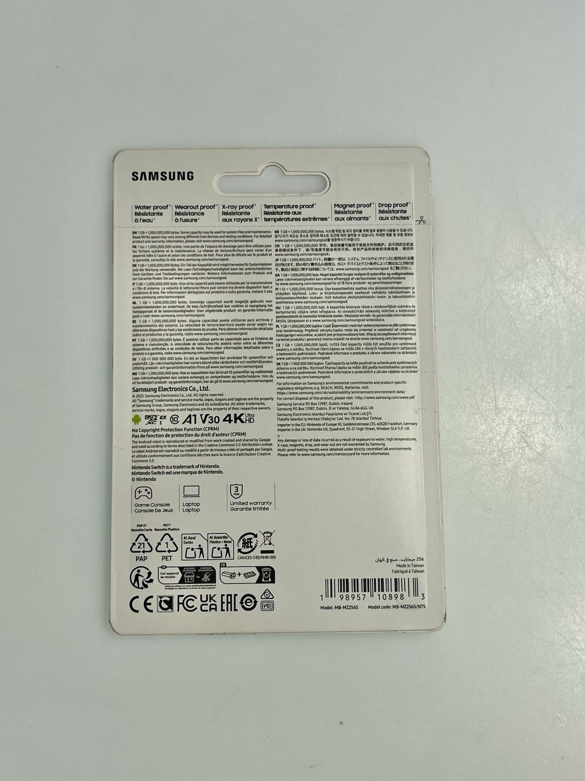 Nintendo Switch 2 Micro SD Express Card 256GB MARIO Edition Samsung