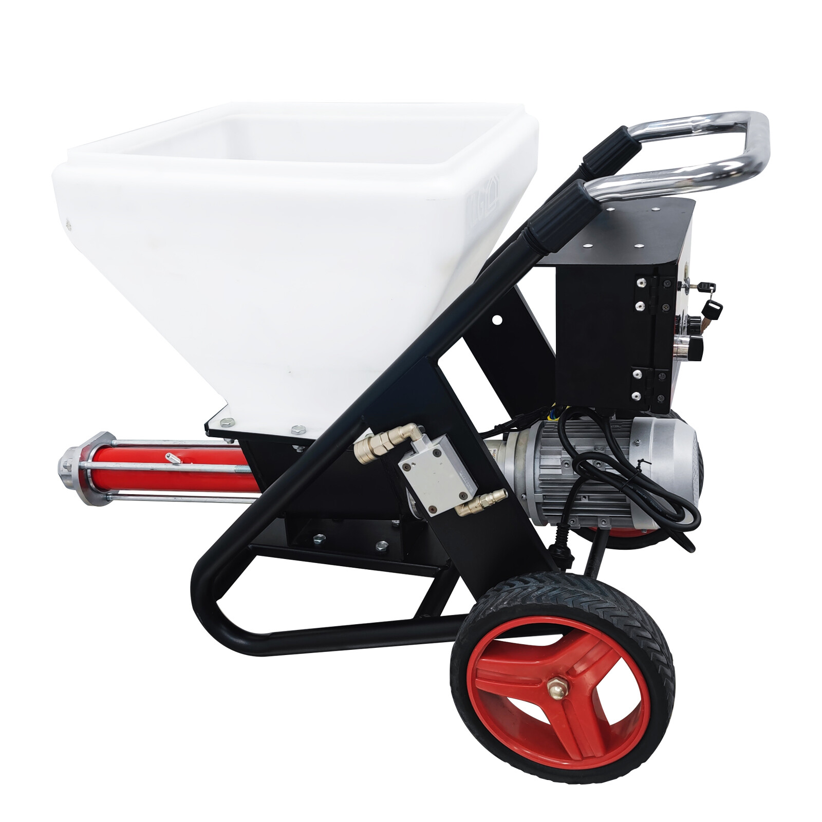 Putty Cement Grouting Sprayer Mortar Paint Spraying Machine 48L Open Hopper 110V