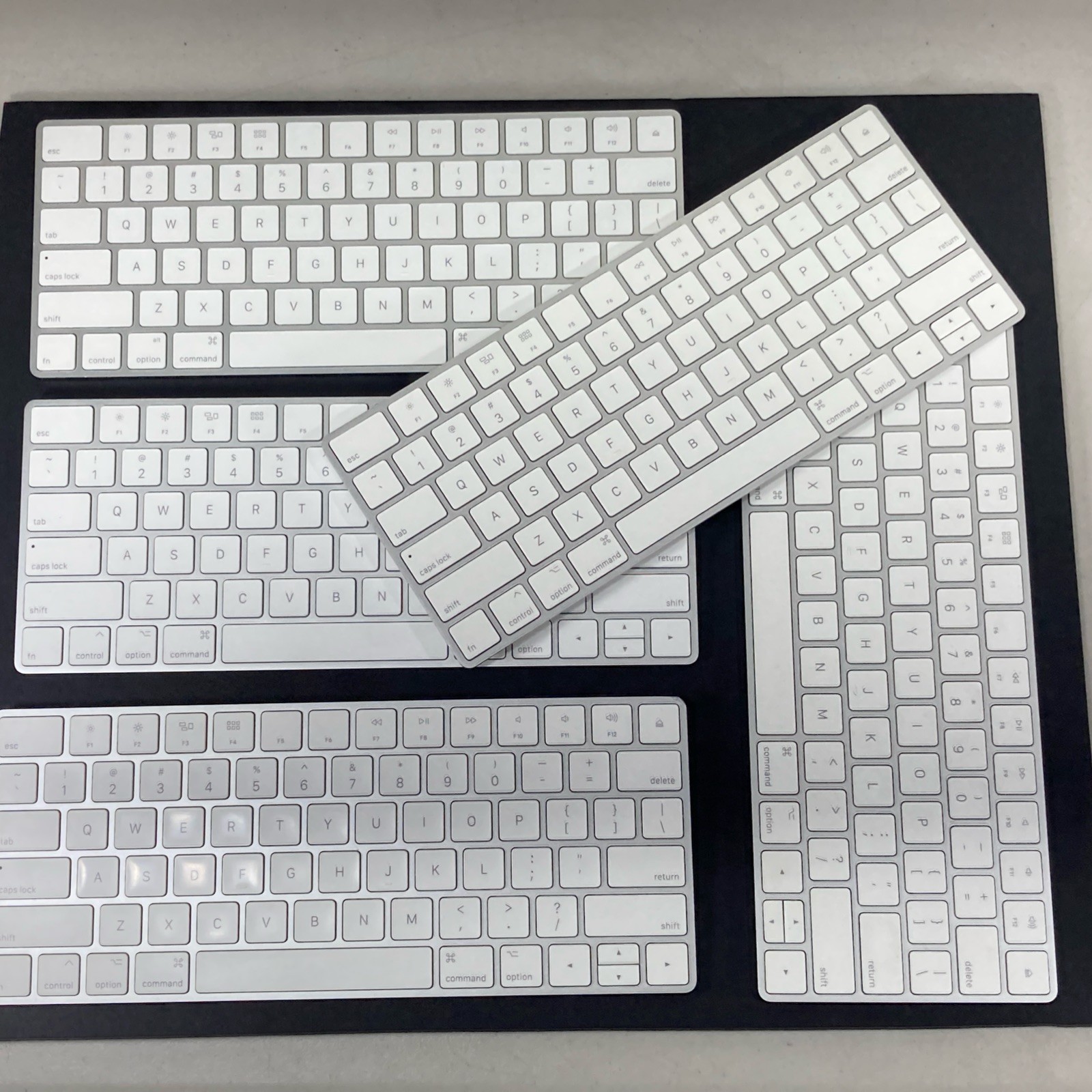 Lot of 5 - Apple Magic Keyboards A1644 Rechargeable Wireless Bluetooth - Tested