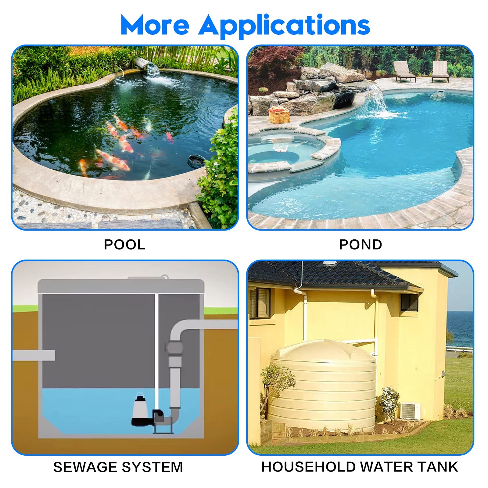 Float Switch for Sump Pump, Briidea Tethered Water Tank...