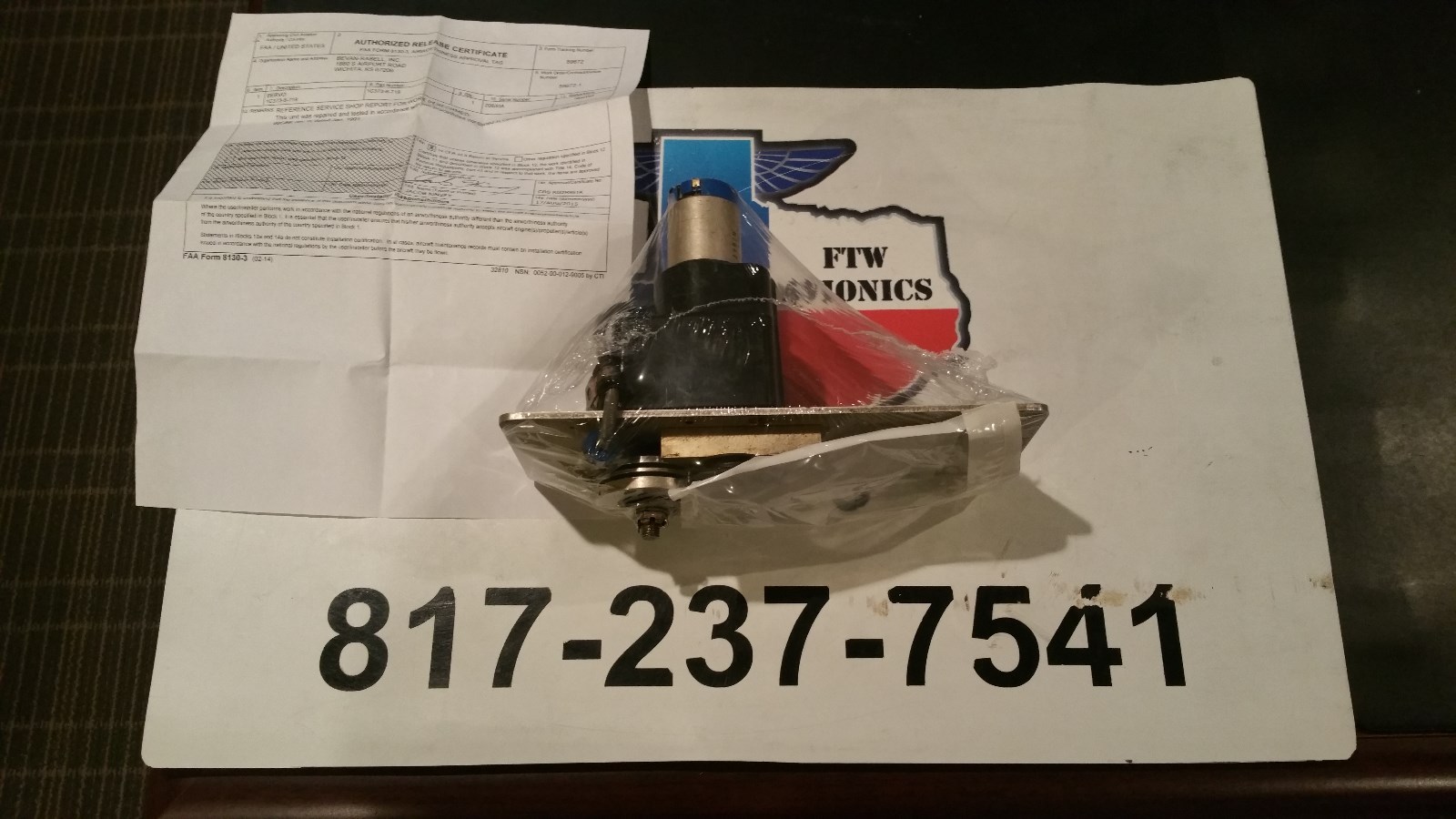 PITCH SERVO, 1C3736719, 1C373-6-719, fresh 8130 8/15