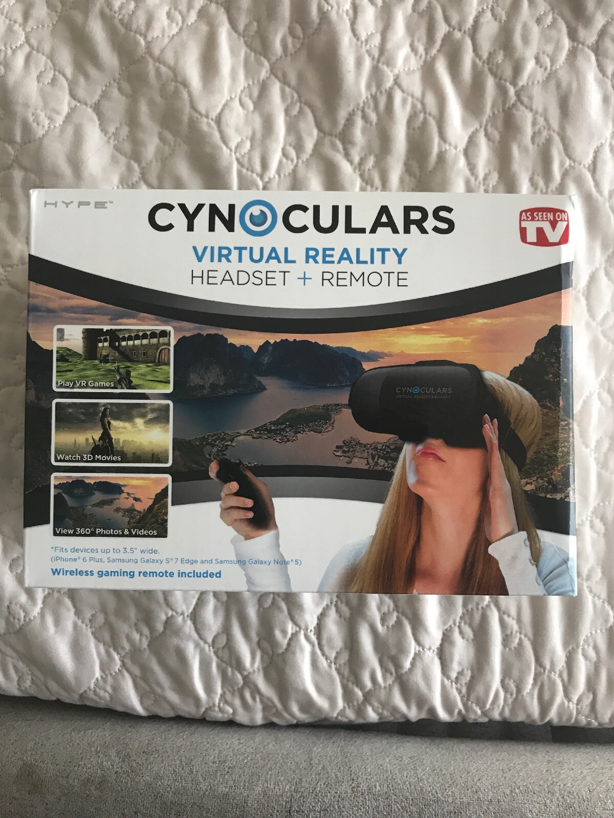 Cynoculars Virtual Reality Headset Wireless Gaming Remote As Seen On TV