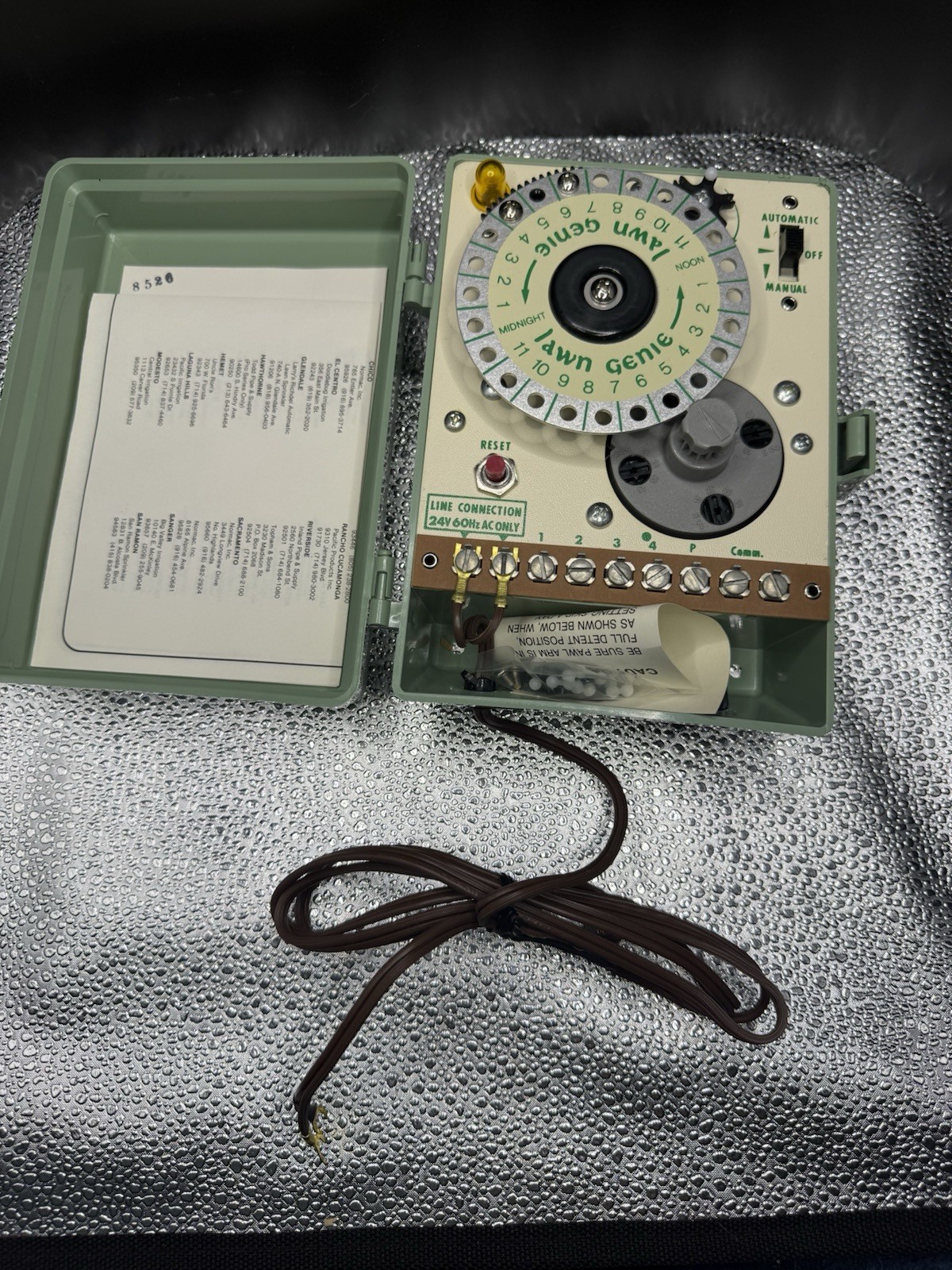 Lawn Genie Automatic Sprinkler Timer NIP Model R304 Unused