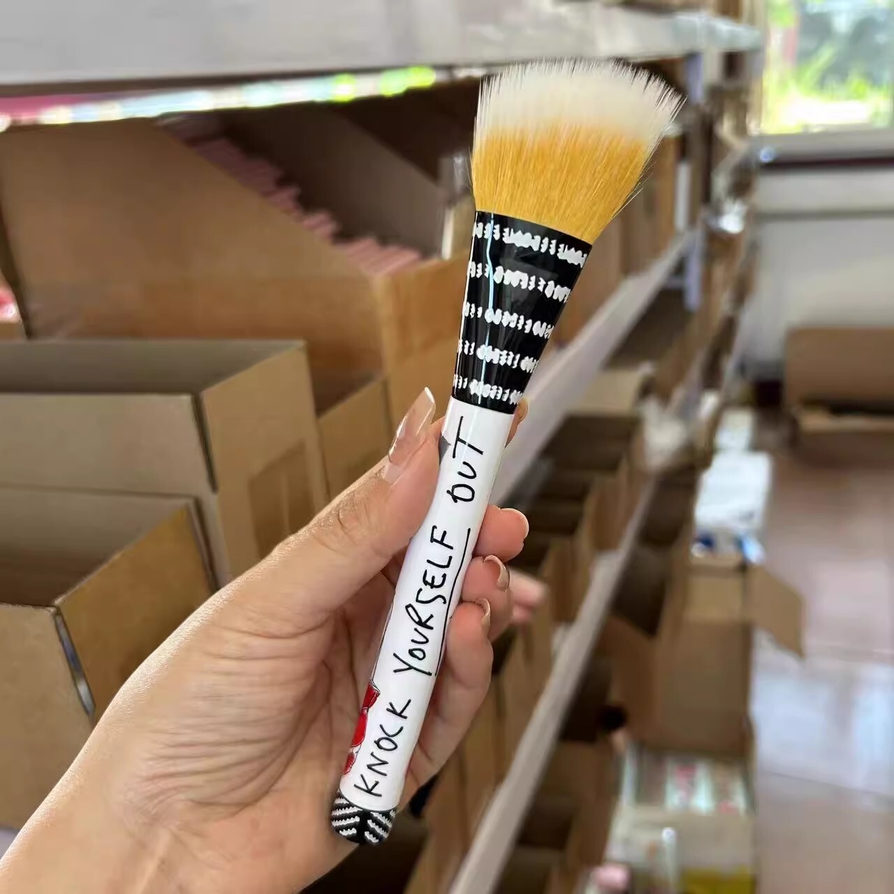 Facet-nating Synthetic Angled Foundation Brush Blush Highlight Contour Brush