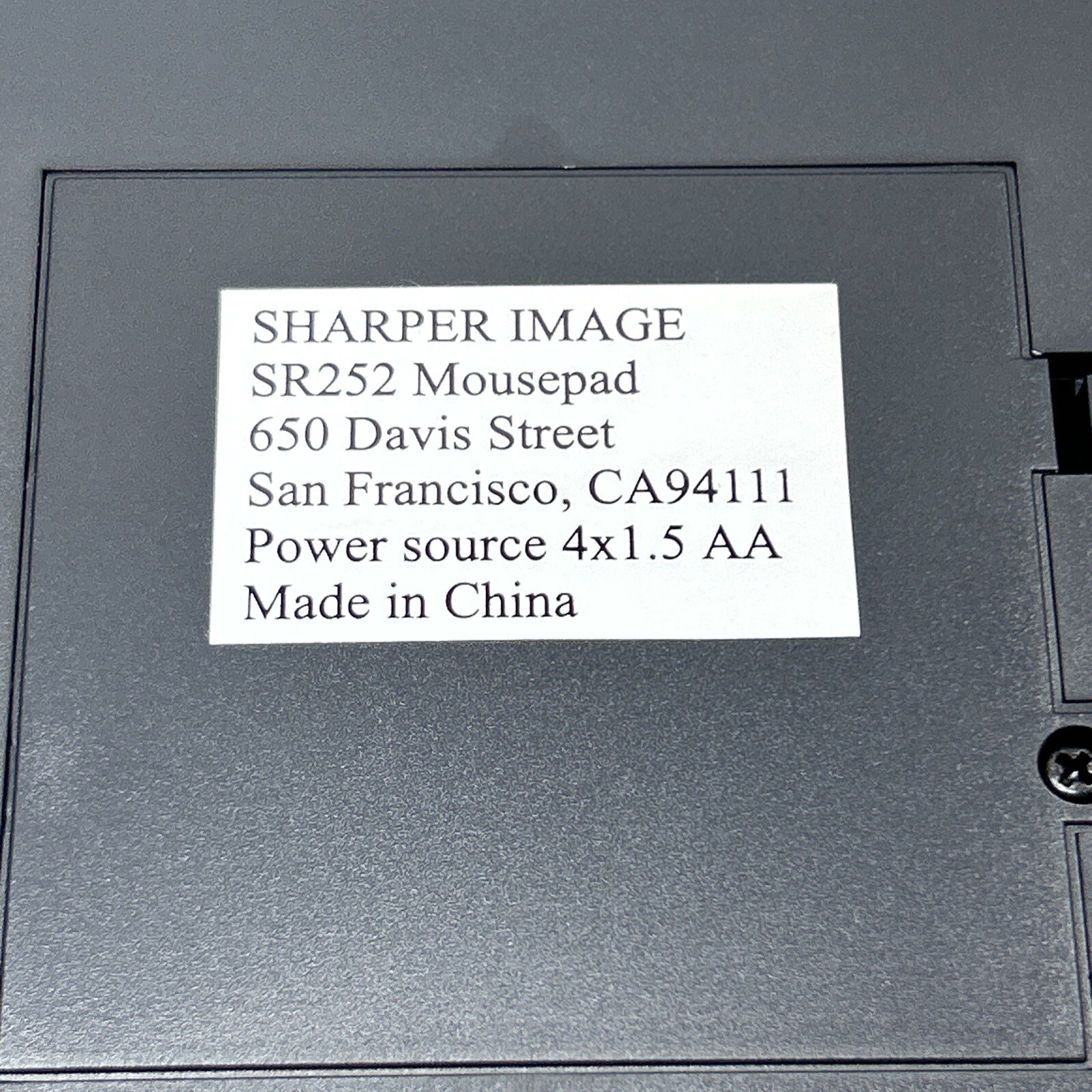 NOS-Sharper Image Multi-Purpose MousePad with Memo Recorder