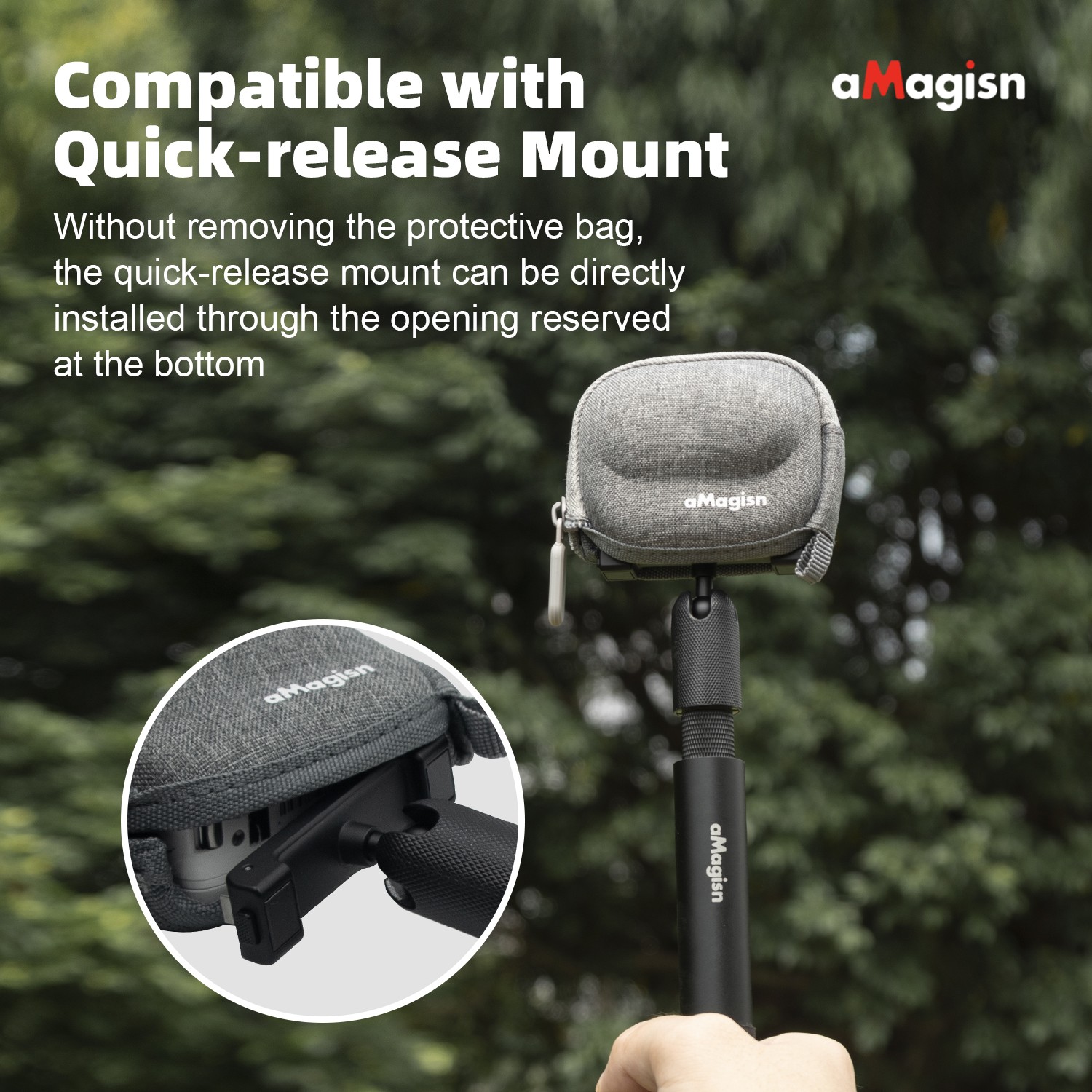 Mini Storage Bag Protection for Insta360 GO 3 Action Camera Body Bag Accessories