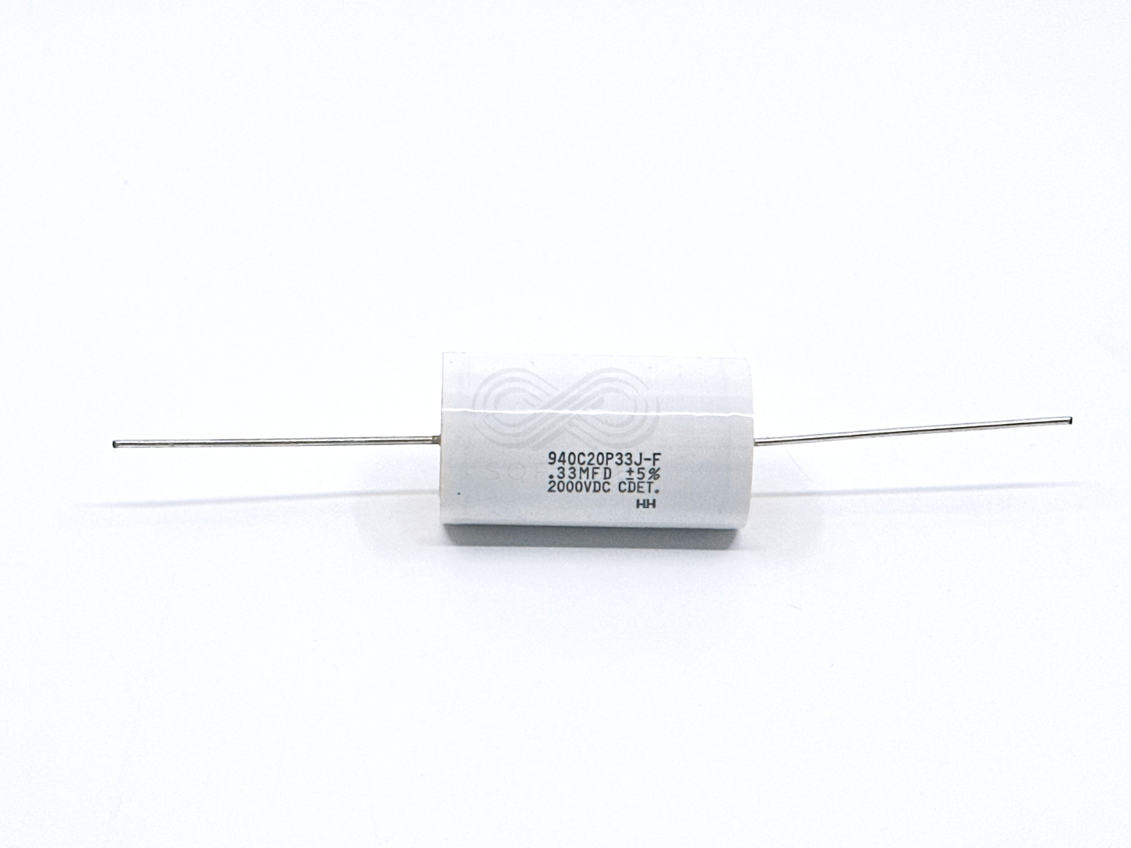 940C20P33J-F CDE 0.33uF 5% 2000VDC Metallized PP Film Axial Capacitor Snubber