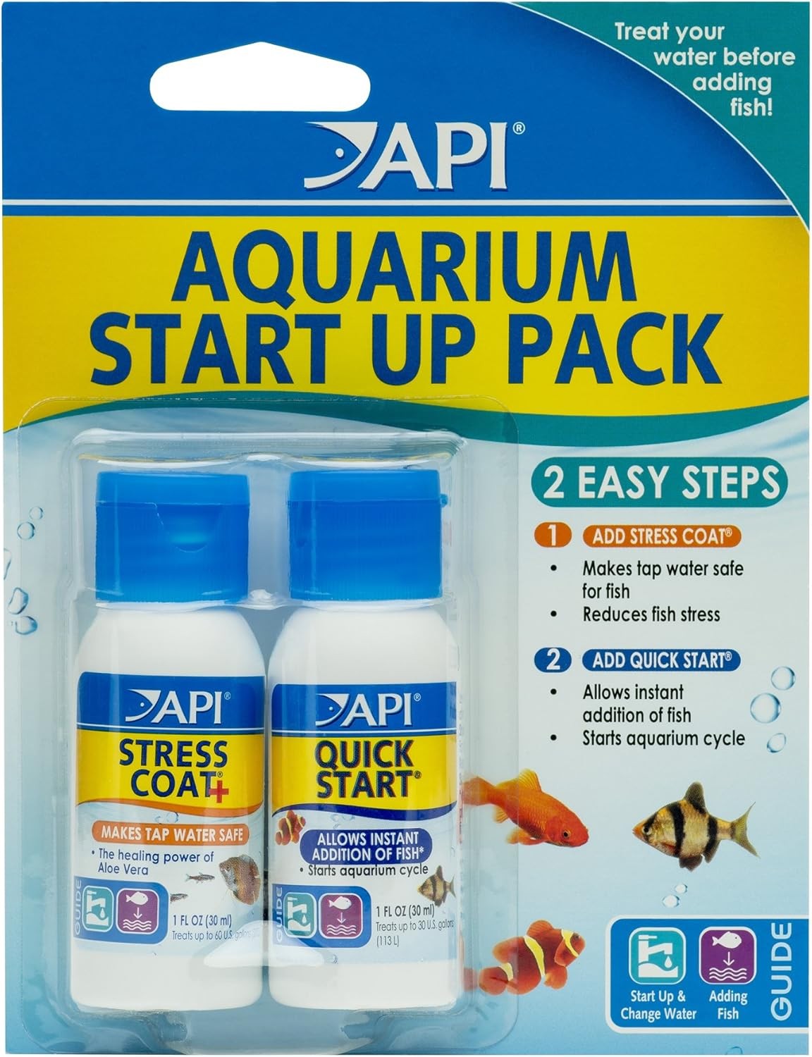API AQUARIUM START UP PACK Water Conditioner 1.25-Ounce No Color, Color
