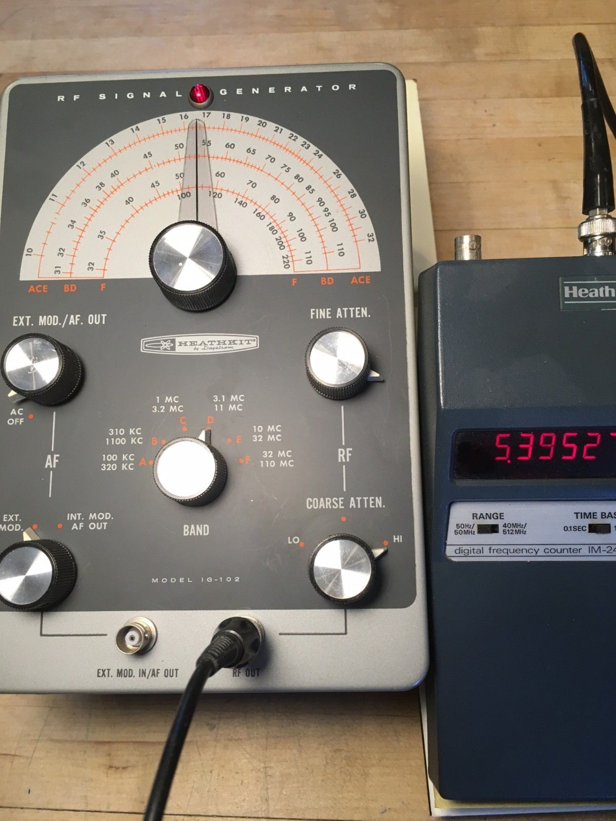 Heathkit IG-102 RF Signal Generator - Working -Final Price Reduction