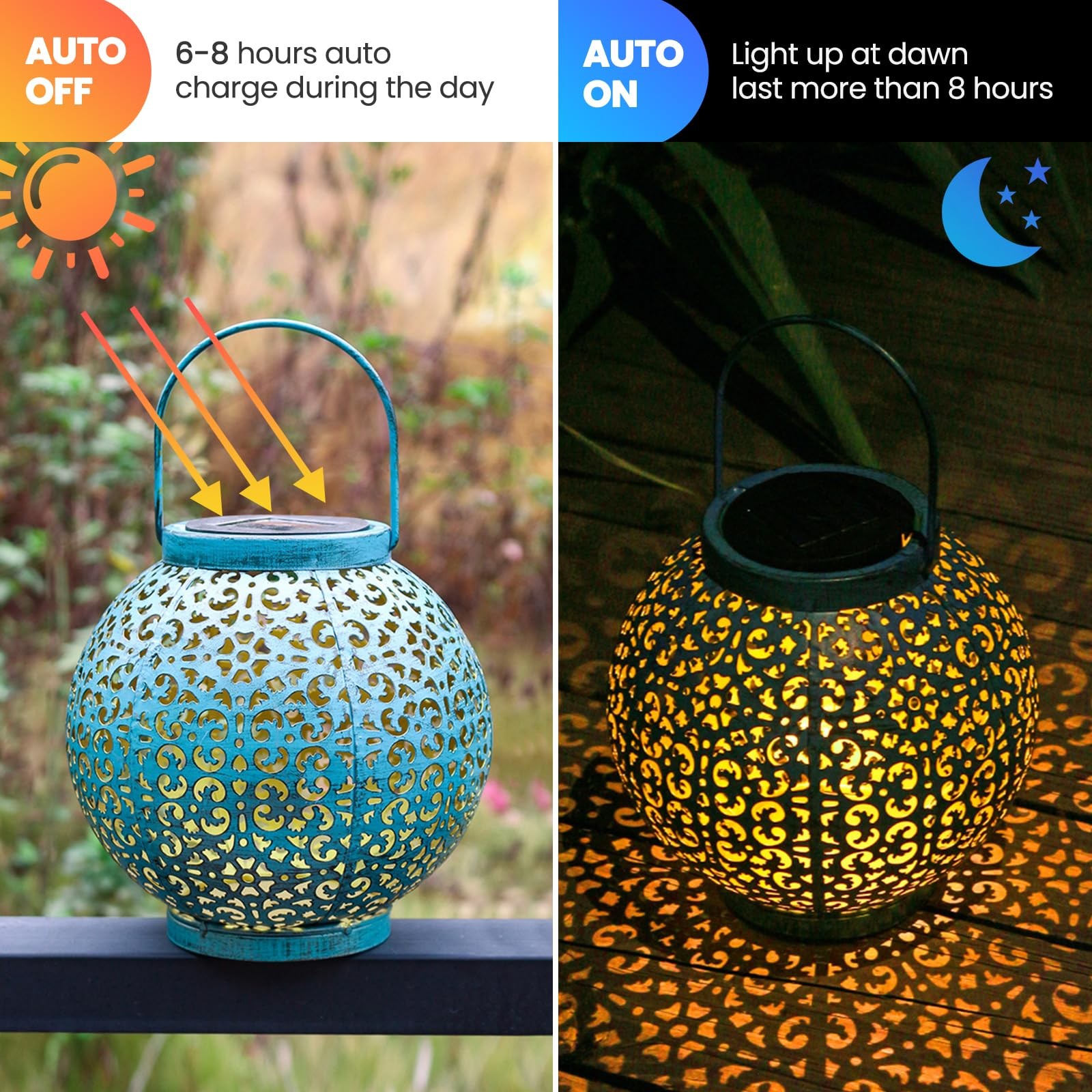 4-Pack Solar Light Replacement Top Waterproof LED Parts for Outdoor Garden