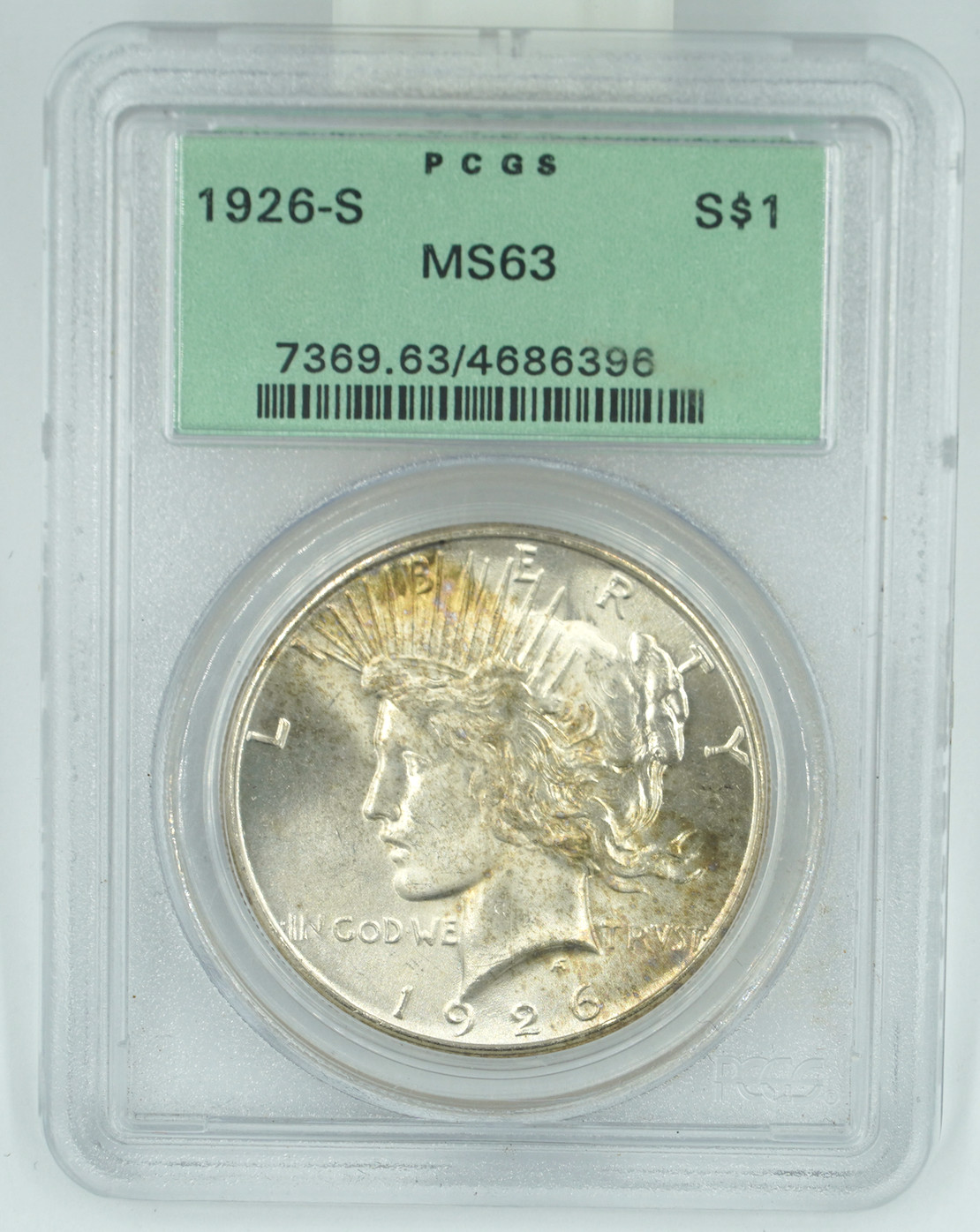 1926-S PCGS MS63 Peace Dollar