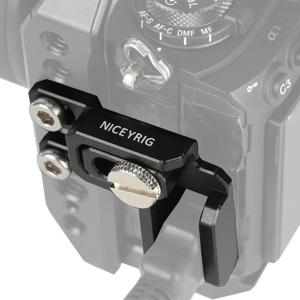 Niceyrig HDMI Cable Clamp for Sony A1 A7 A7RIV A7RIII A7SIII A7MIII Camera Cage