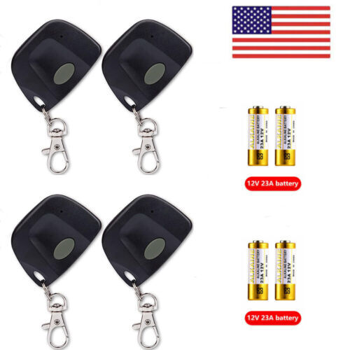 4Pcs 10 Dip 3089 3060 3070 Opener Garage Door Remote for Linear Multicode 300mhz