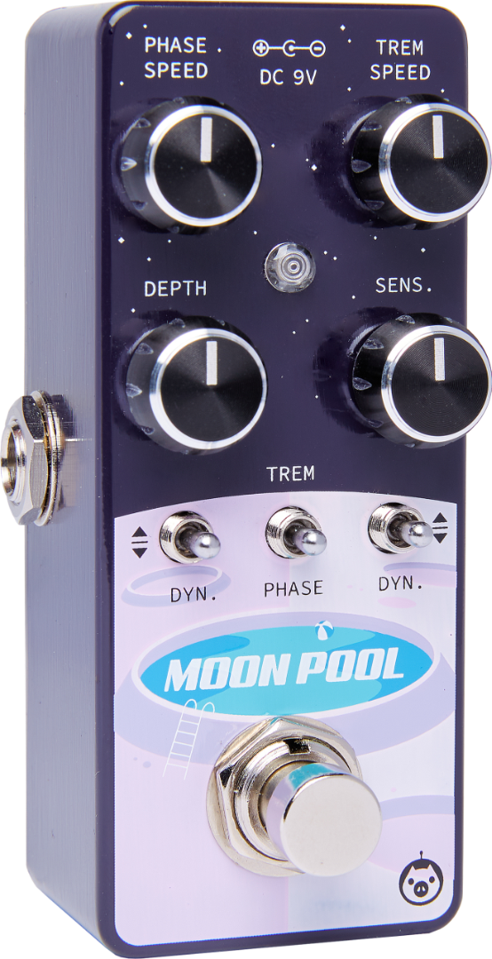 Pigtronix Moon Pool Tremvelope Phaser Micro Effects Pedal - EMTP