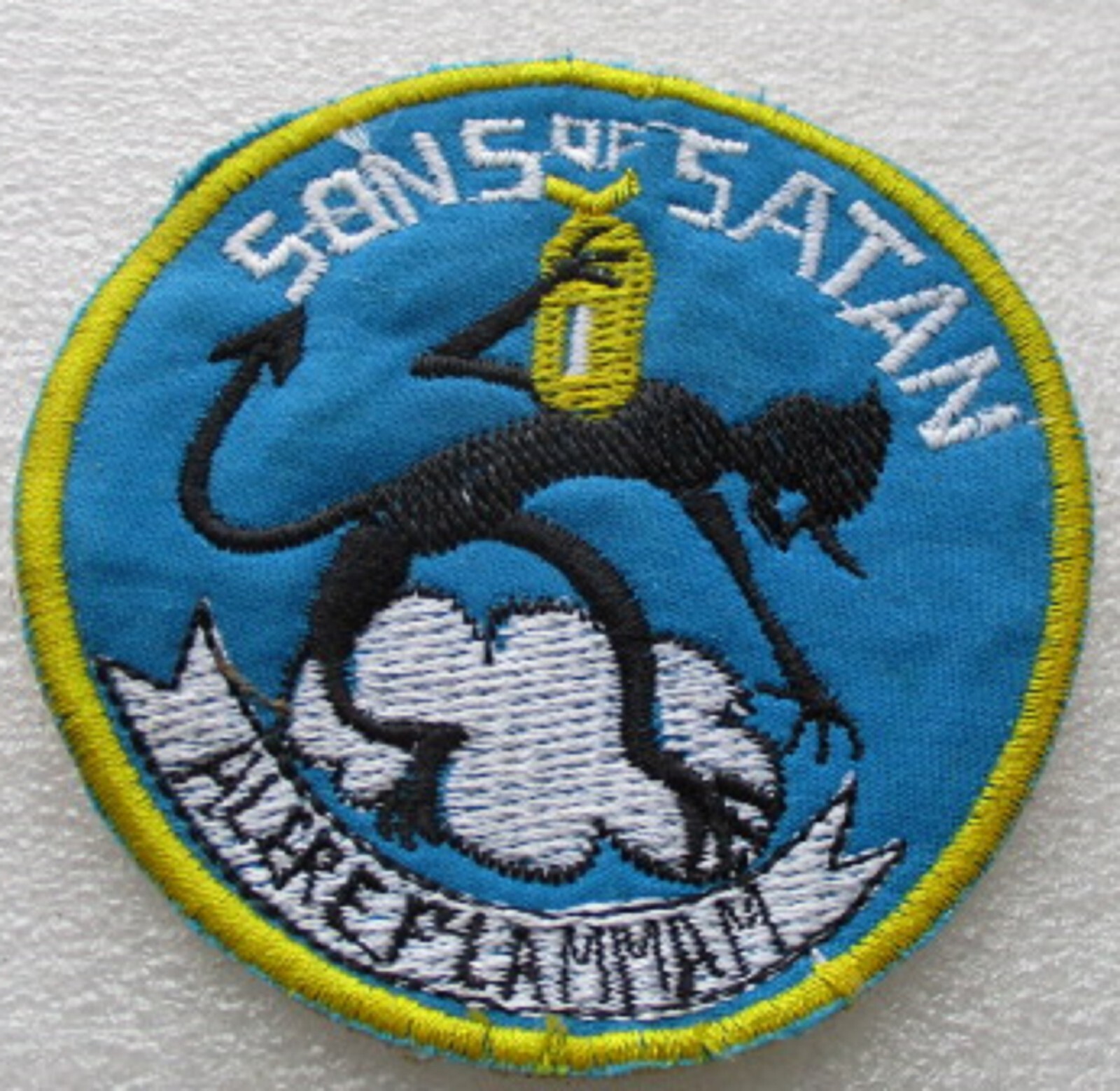 THE SONS OF SATAN WW II Design VMA 241 BOMBER ATTACK VIETNAM ERA MADE