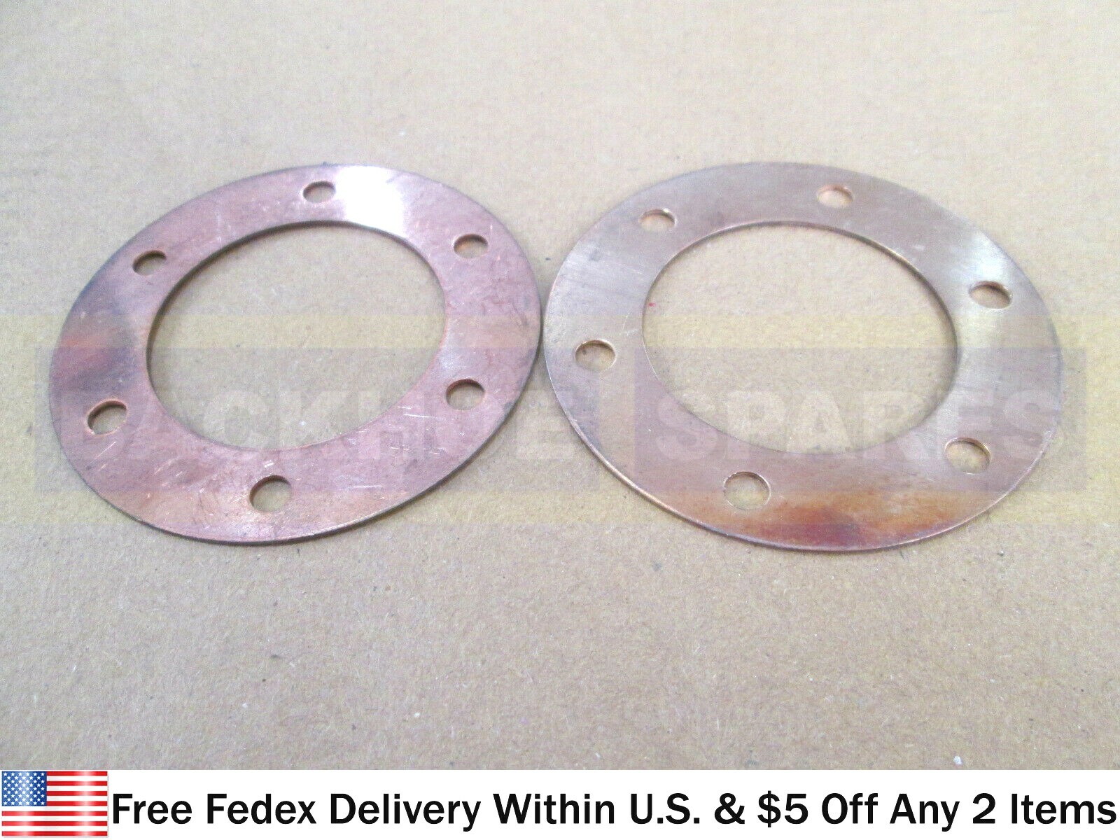 JCB PARTS - DIFF. GEAR SET THRUST WASHERS (PART NO. 808/00209 & 808/00210)