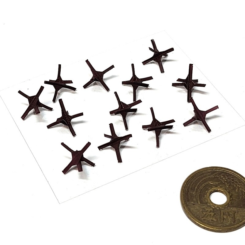1/144 Anti-Tank Obstacles (Set of 12)