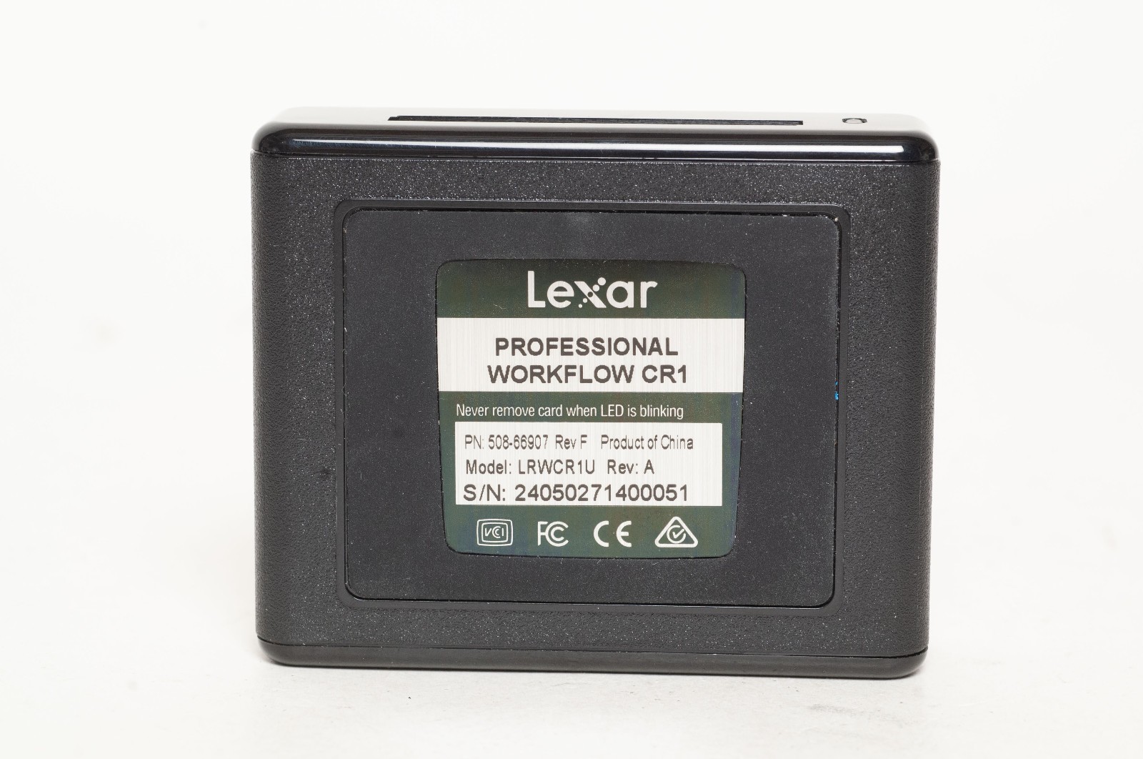 Mint Lexar Professional Workflow CR1  CFast 2.0 Card Reader USB3  tested