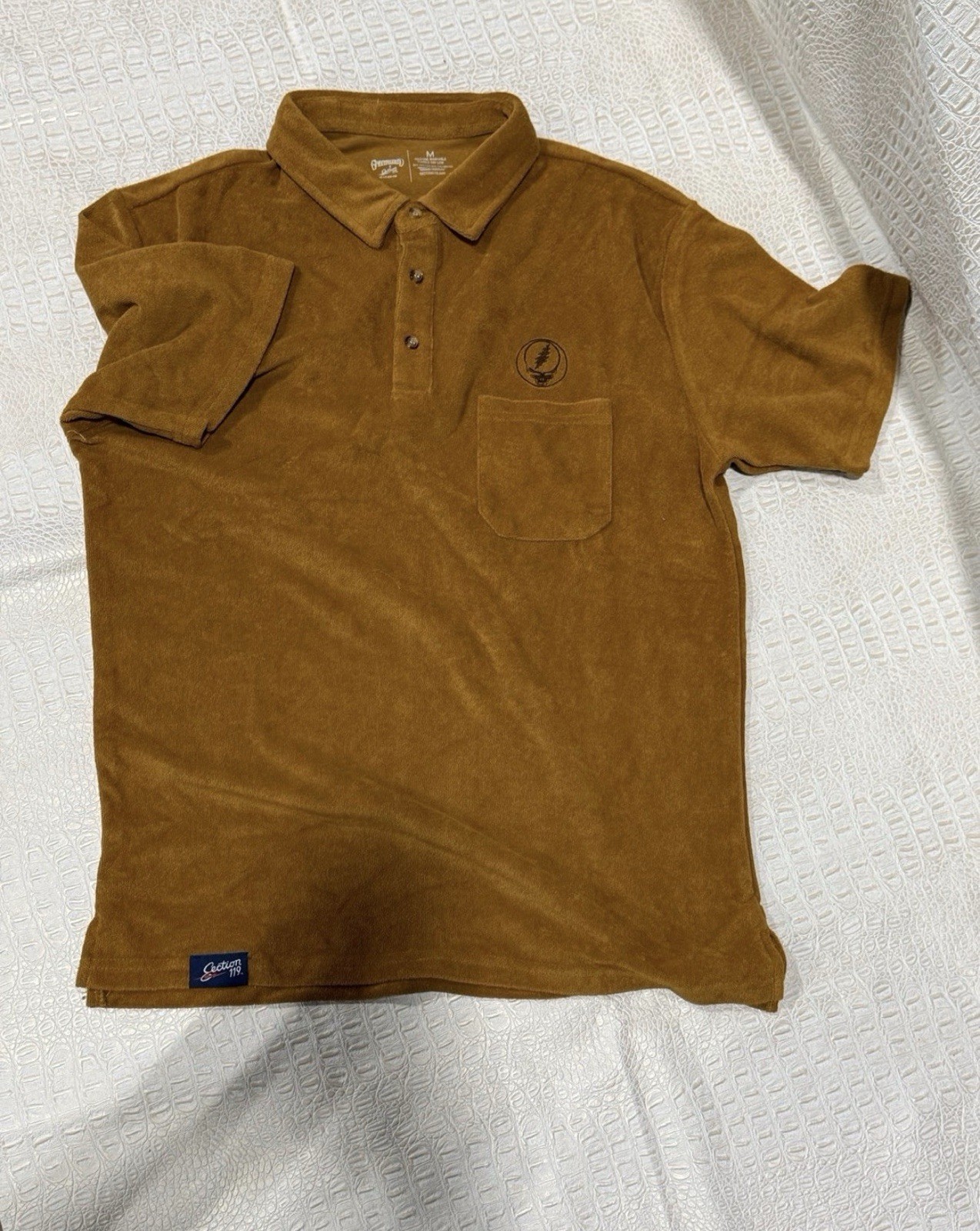 Grateful Dead section 119 Terry polo. NWT size medium.