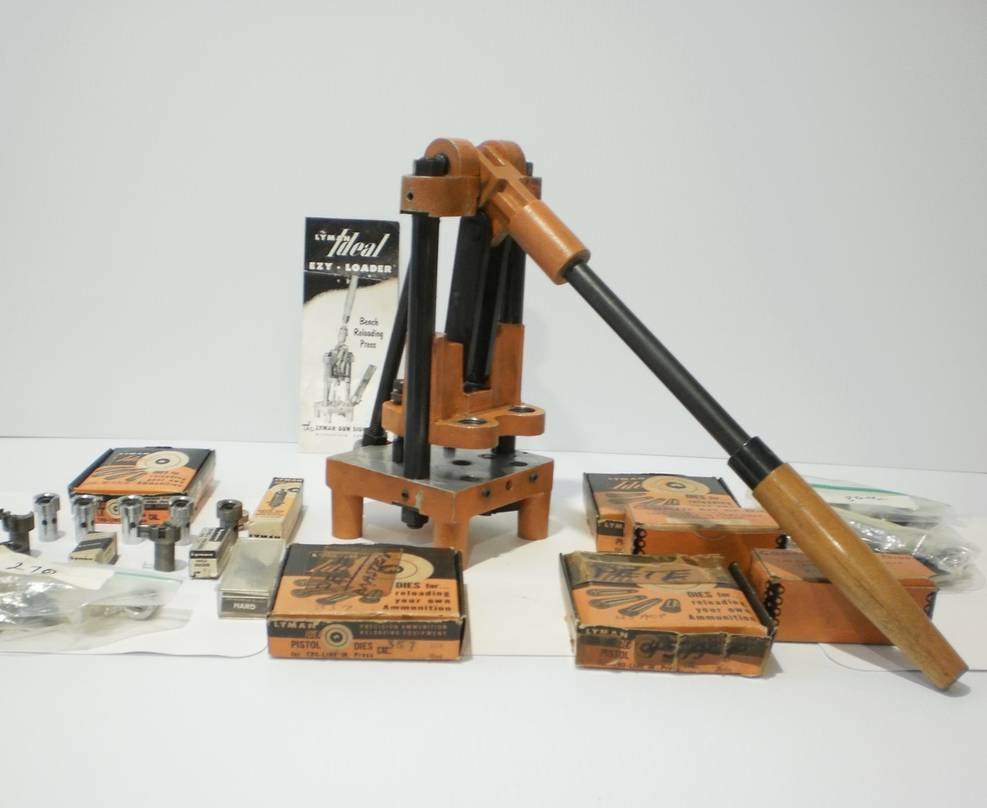 Lyman Ideal Ezy Loader Reloading Press with dies and extras