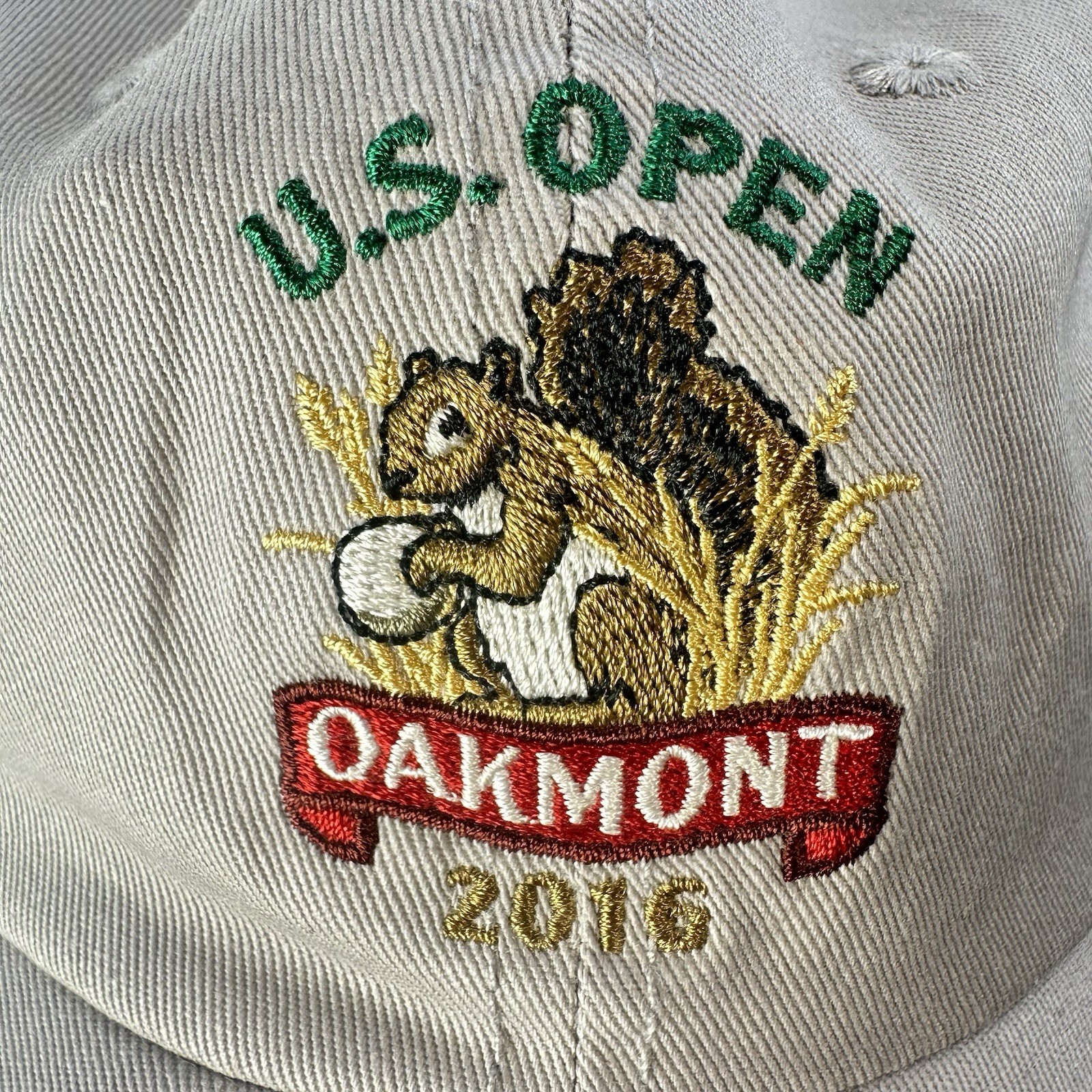US Open Oakmont 2016 Hat w/Ball Marker Adjustable Strapback Dad Golf Cap USGA