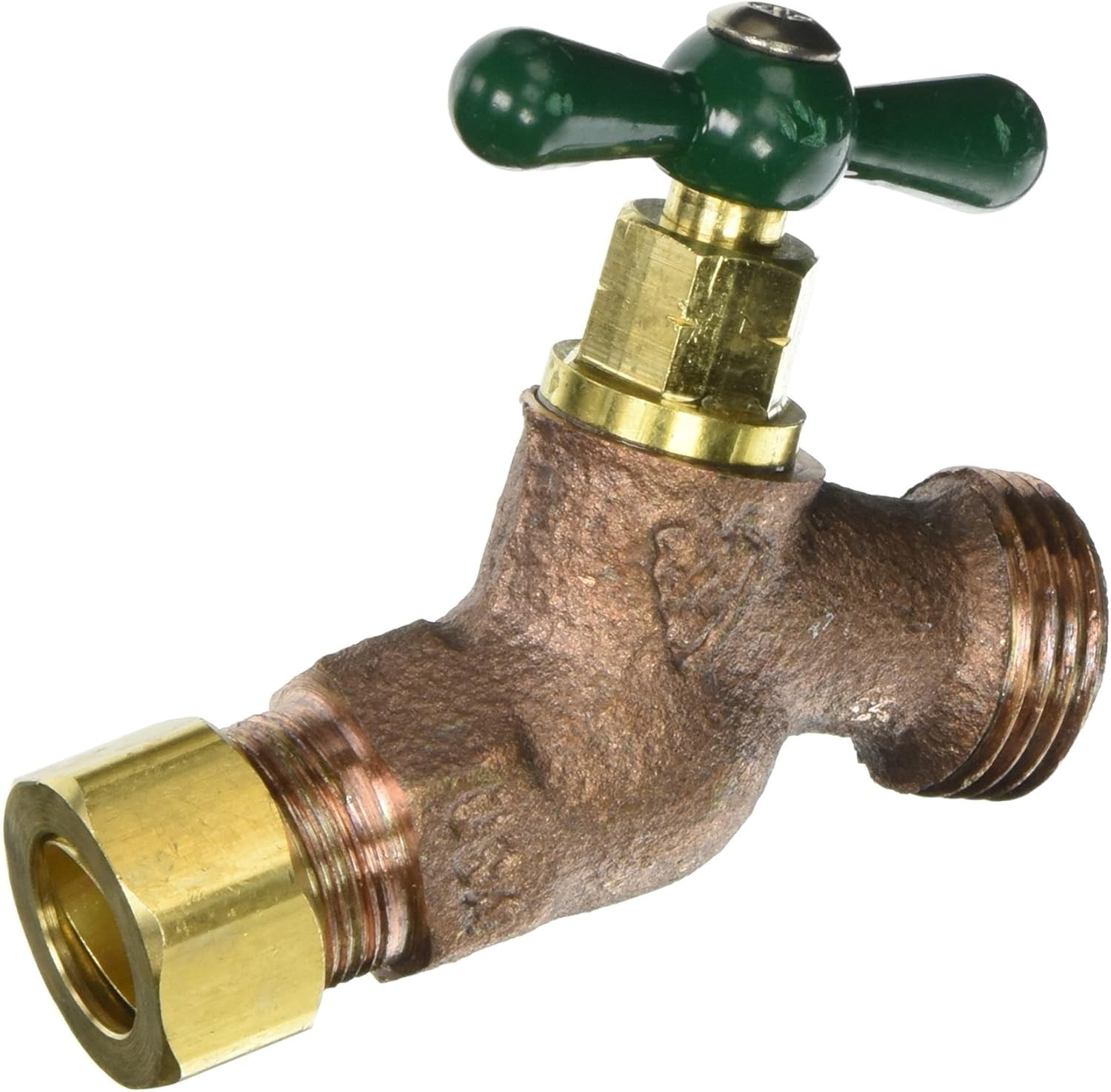 Arrowhead 1/2 in. Compression x 3/4 in. Male Hose Thread No-Kink Hose Bibb