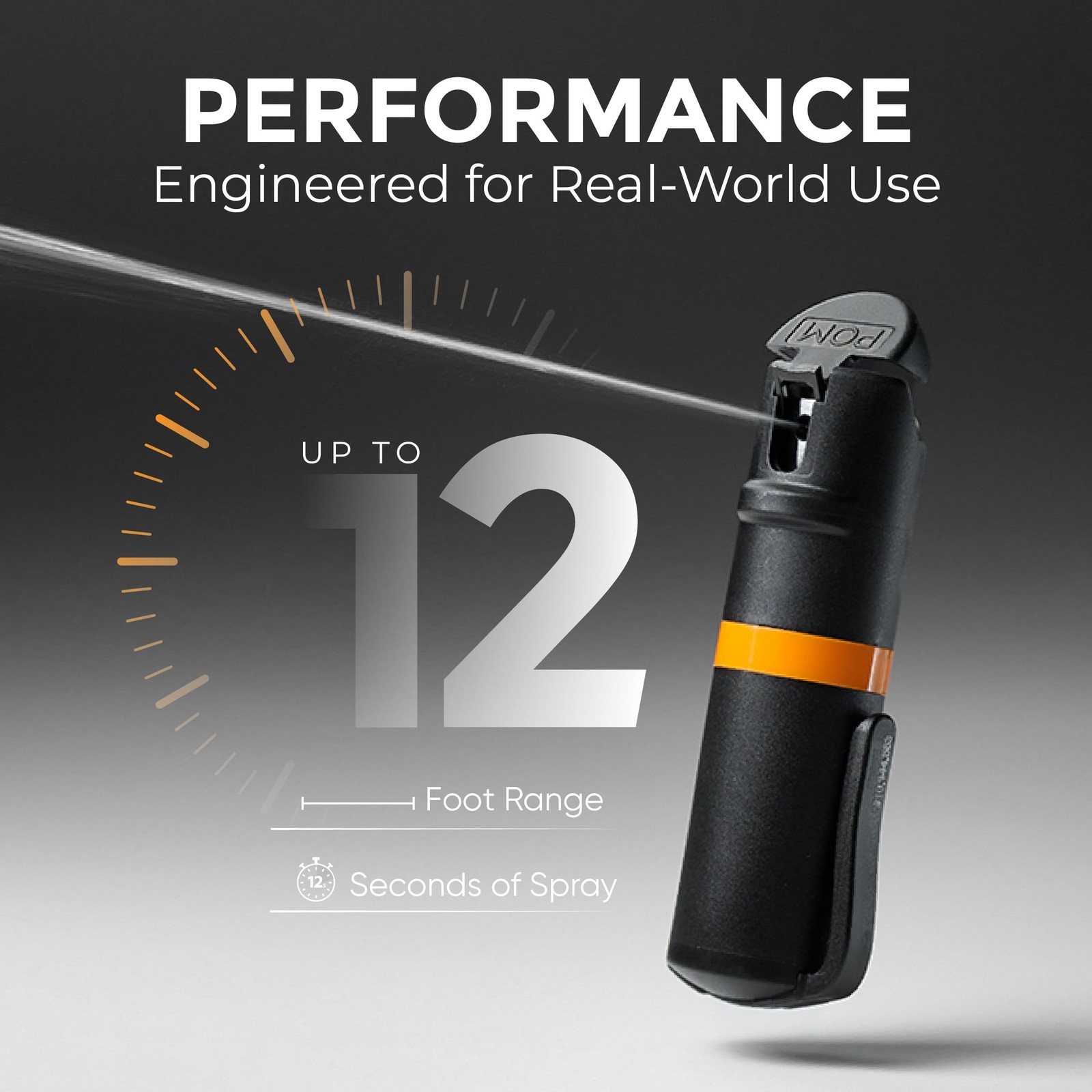 Pepper Spray Pocket Clip, Quick Flip Top Safety, Maximum Strength OC Formula ...