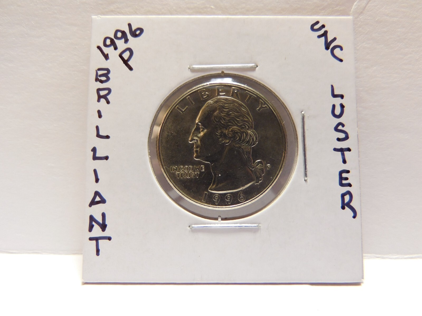 1996 P UNCIRCULATED  WASHINGTON QUARTER