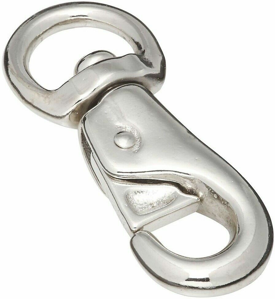 LOT OF 4 NEW National Hardware N222-968 Cattle Snap 1 x 4-1/8 Nickel Plated
